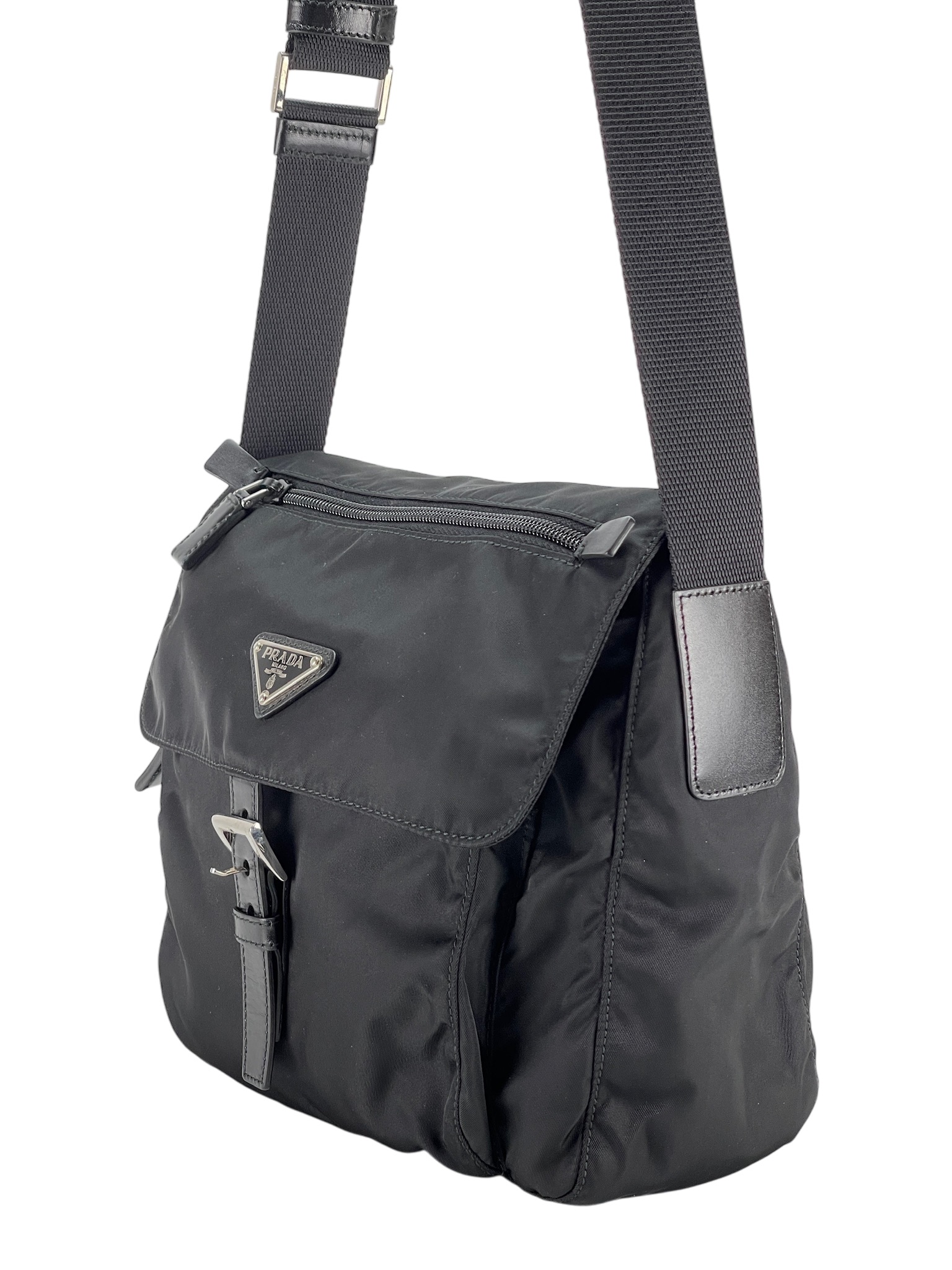 PRADA - Nylon Nero Shoulder Bag BT8994