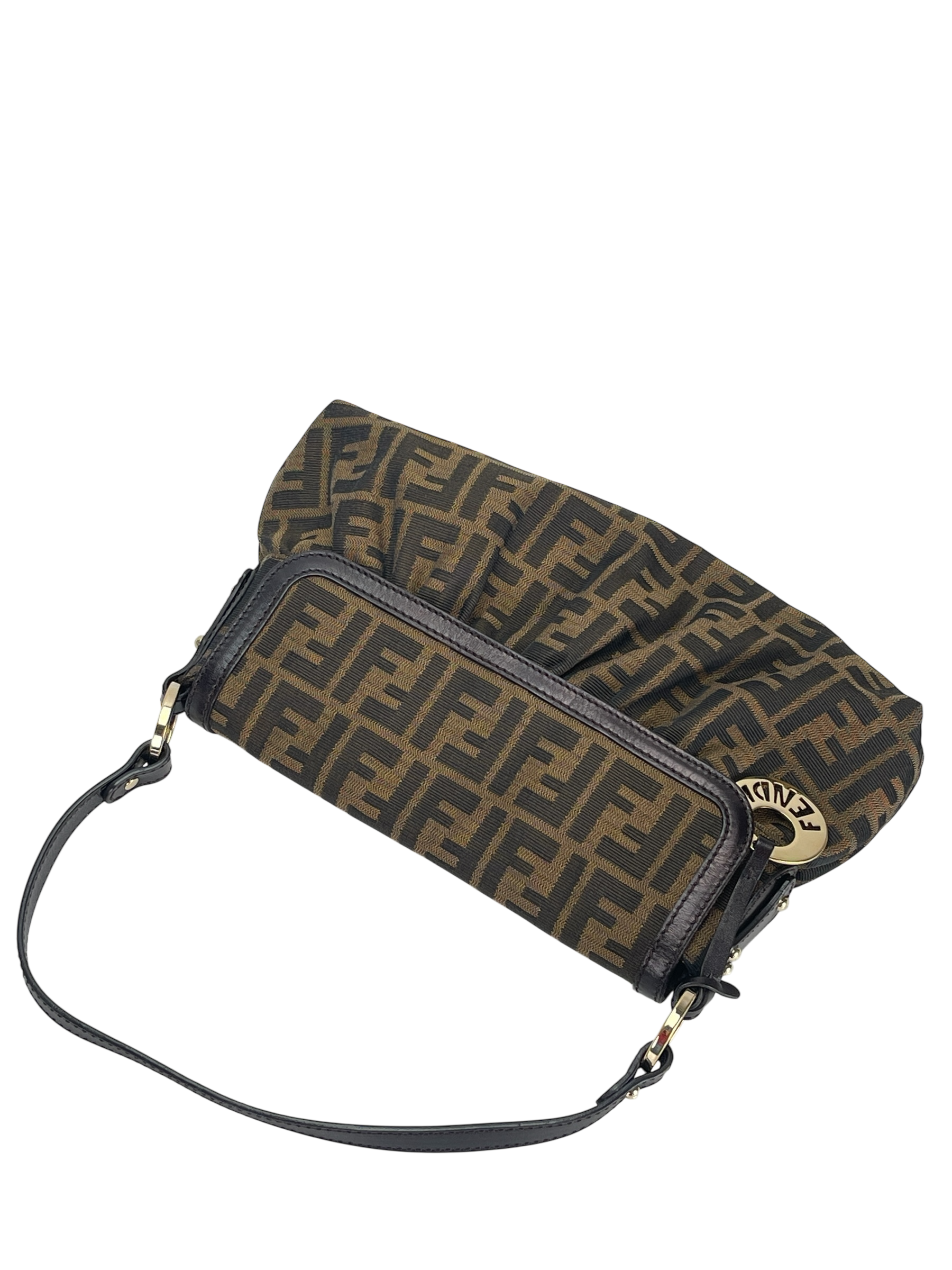 FENDI - Zucca Canvas Chef Shoulder Bag Tobacco