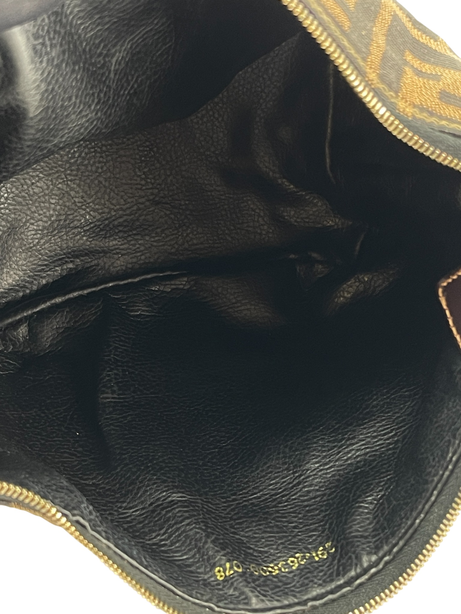 FENDI - Zucca Brown Jacquard Mini Vanity Pouch Bag