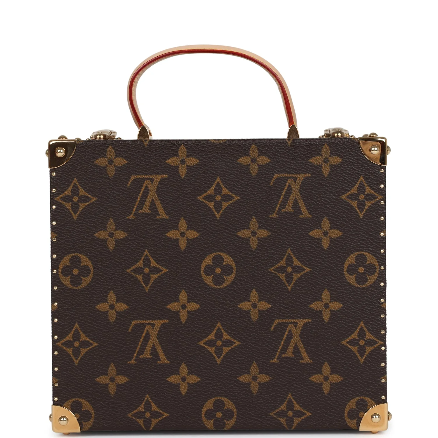 Vintage Louis Vuitton x Takashi Murakami Hands Jewelry Trunk Brown Multi Monogram Hands Brass Hardware