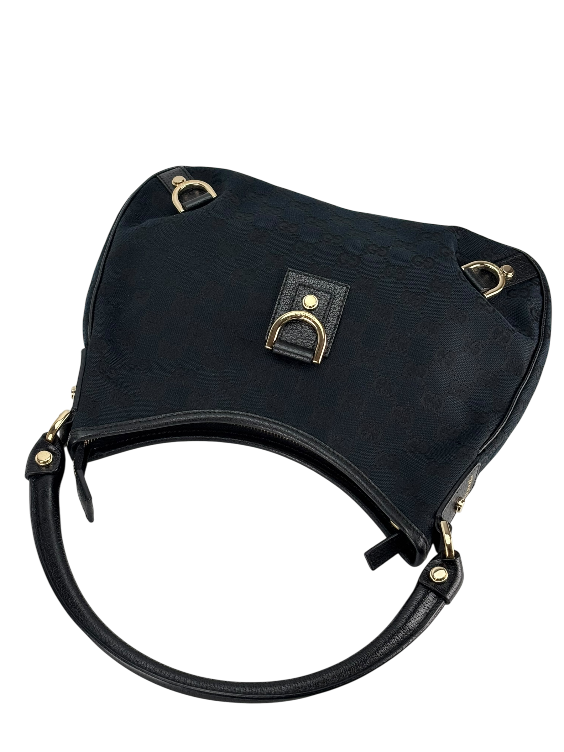 GUCCI - Black Ophidia Abbey Guccissima Semi Shoulder Bag
