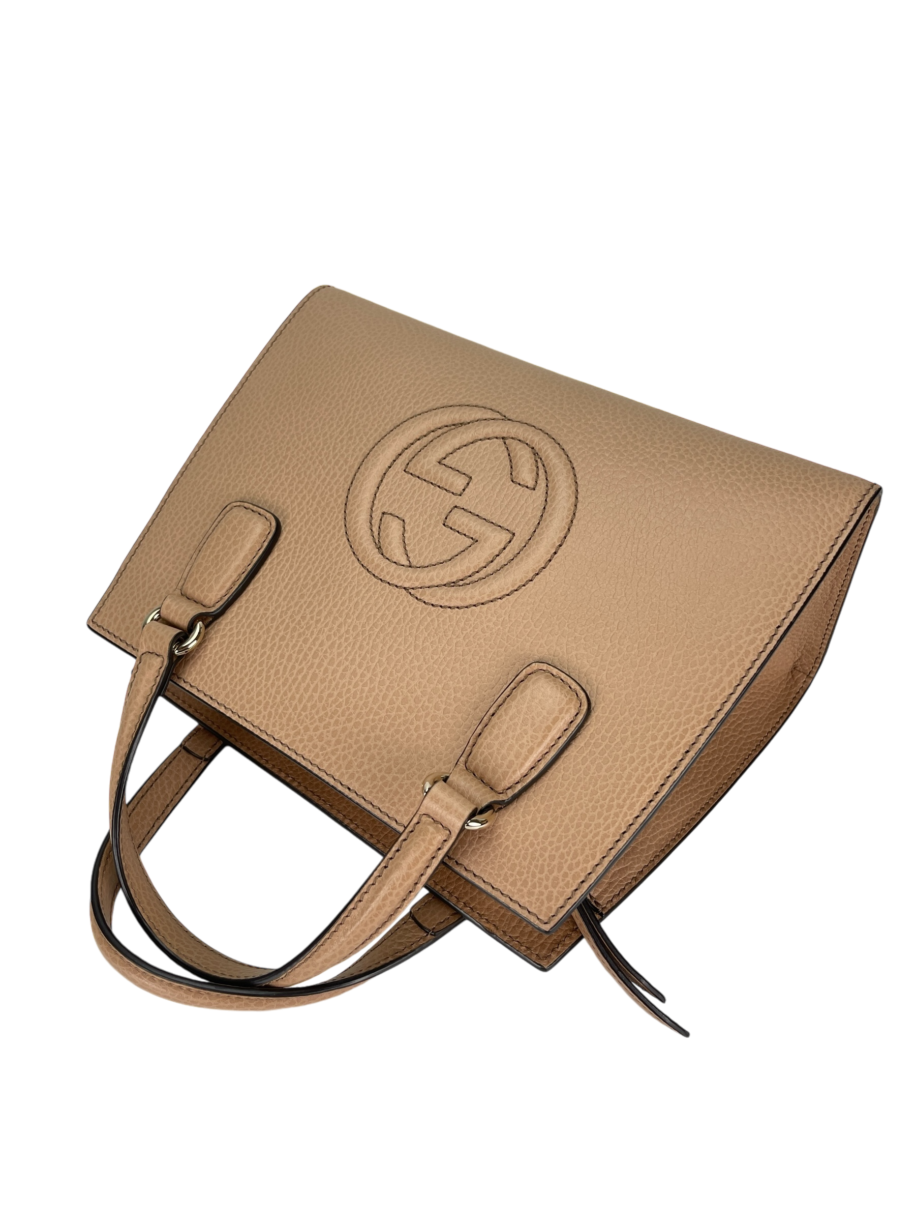 GUCCI - 2way bag Soho Top Handle Leather Handbag