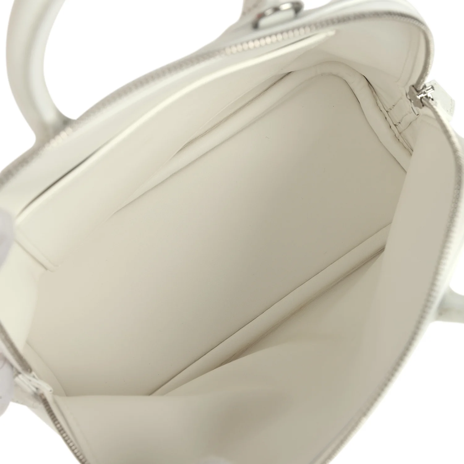 Hermes 1923 Bolide Mini New White Evercolor Palladium Hardware