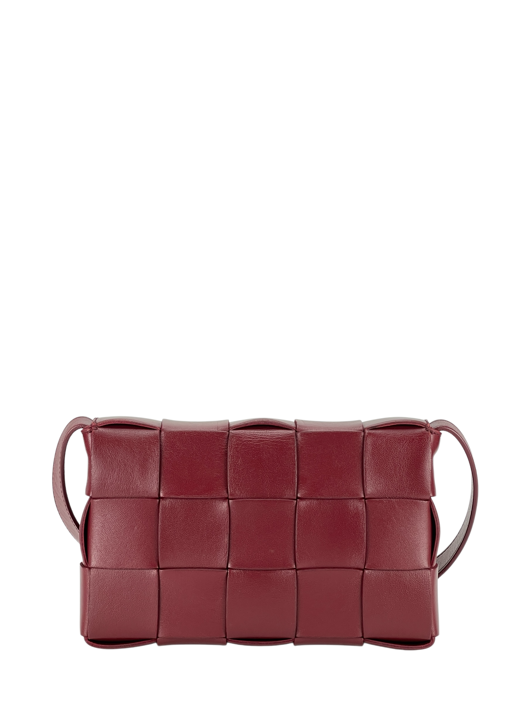 BOTTEGA VENETA - Barolo intrecciato leather Small Cassette Crossbody bag