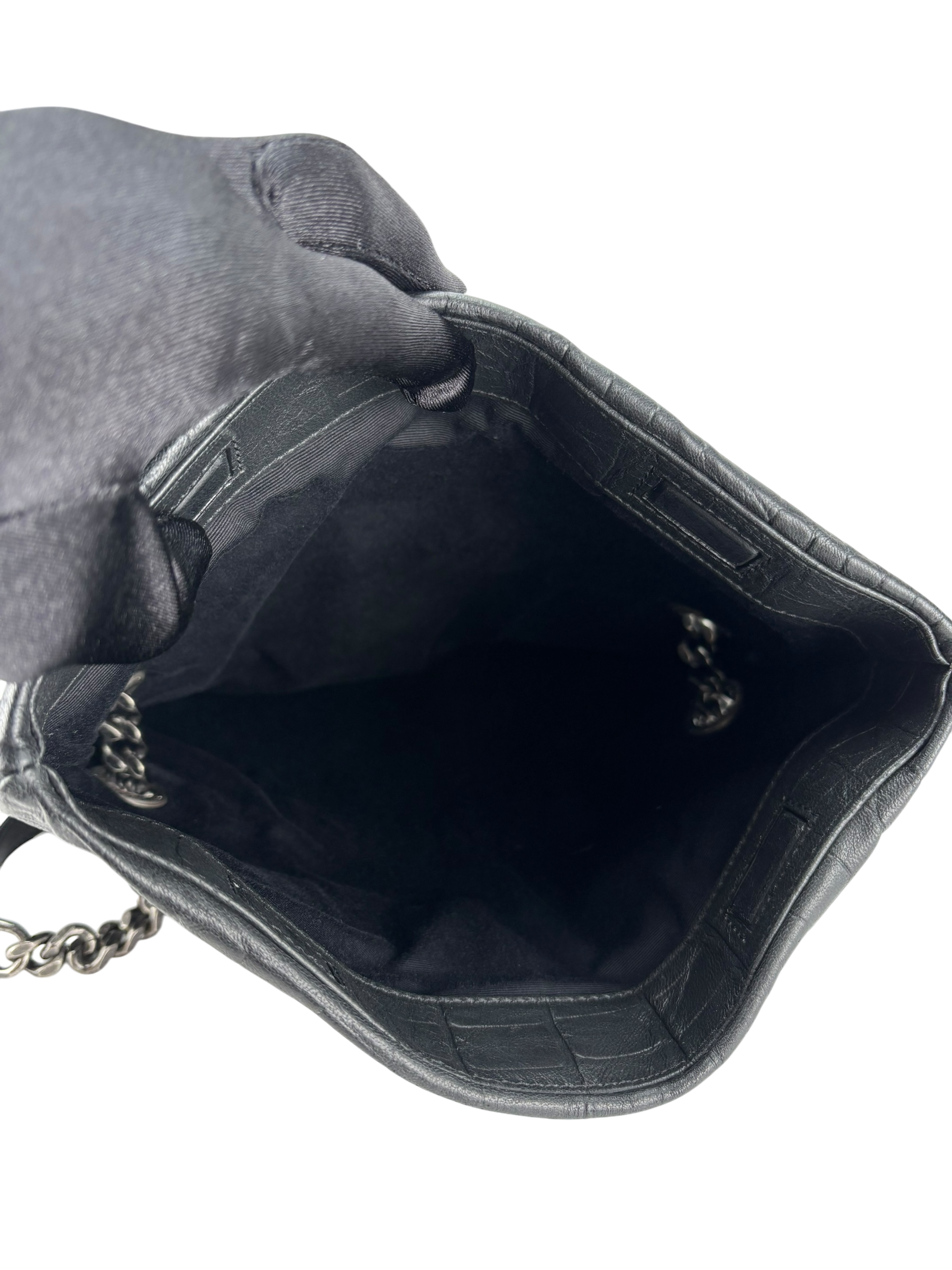 SAINT LAURENT - Black Monogram West Hollywood Shoulder Bag