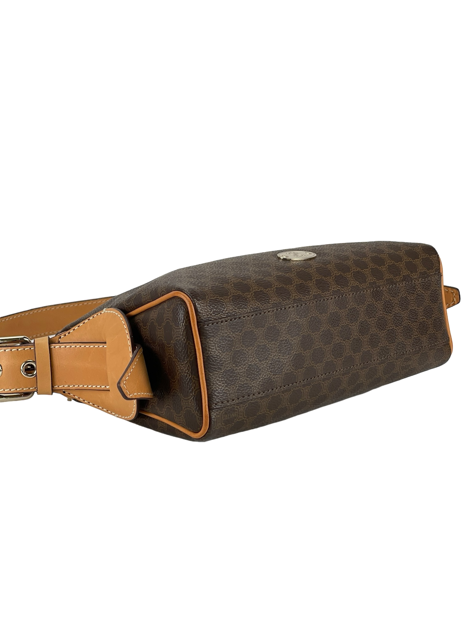 CELINE - Macadam Pattern Shoulder Bag