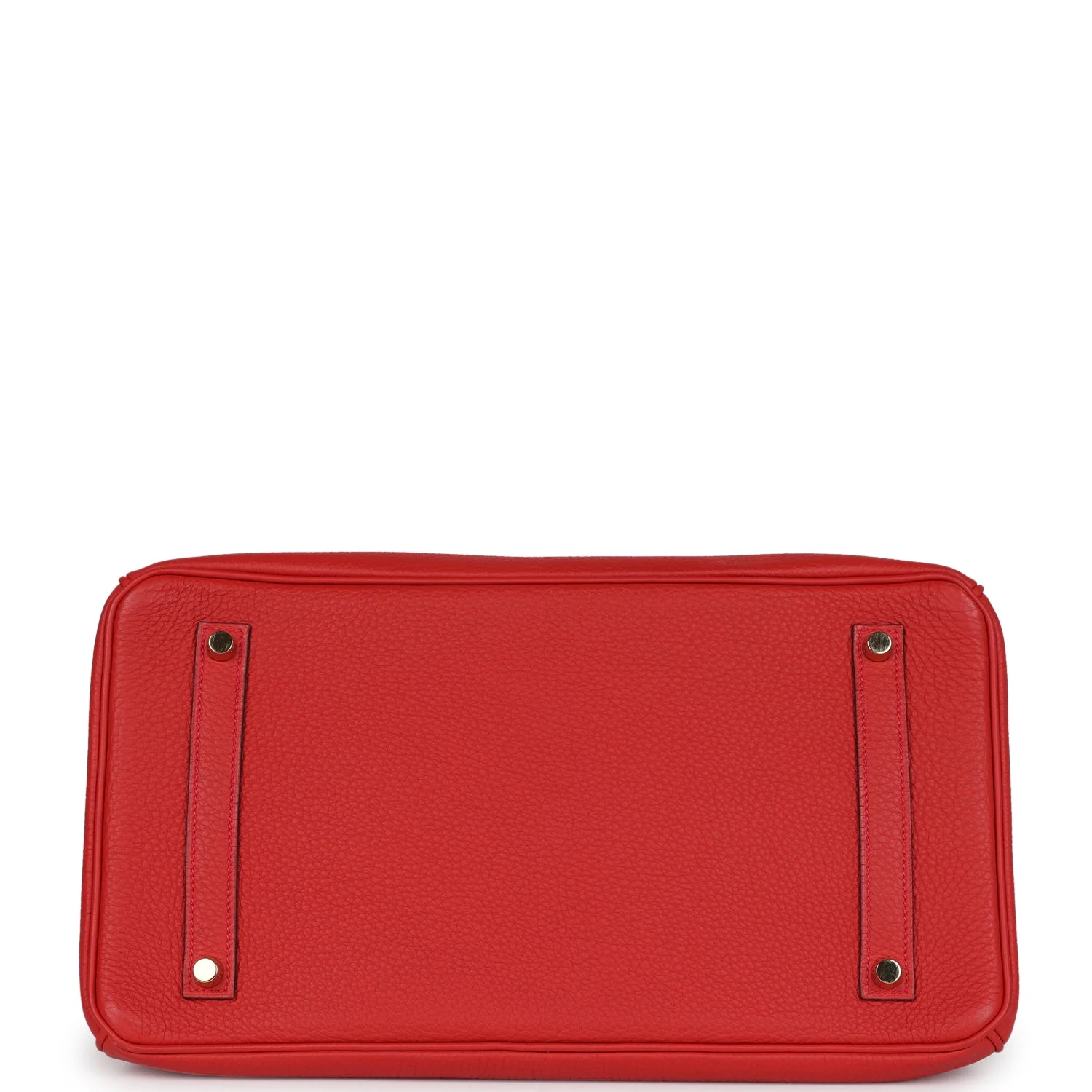 Pre-owned Hermes Birkin 35 Geranium Togo Gold Hardware