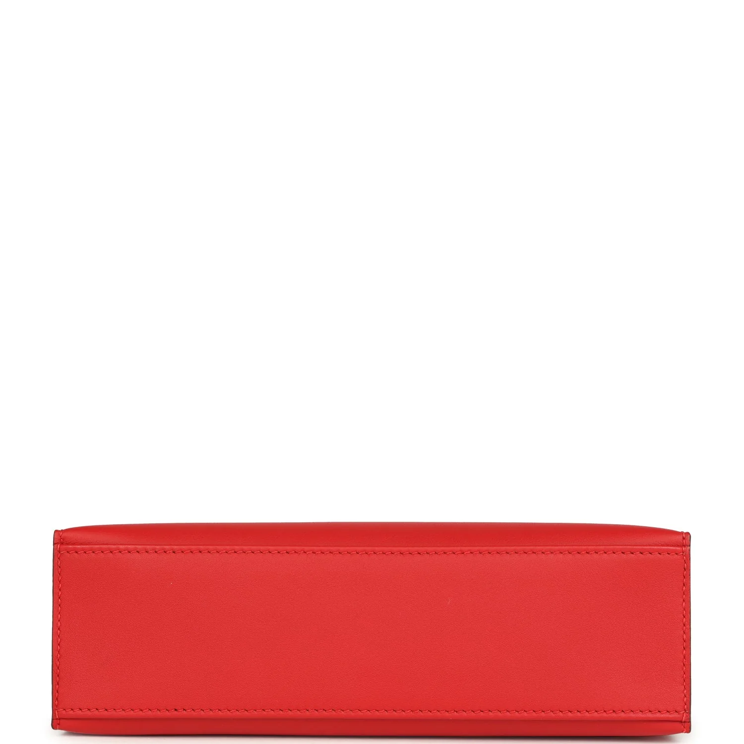Hermes Kelly Pochette Rouge Radieux Swift Gold Hardware