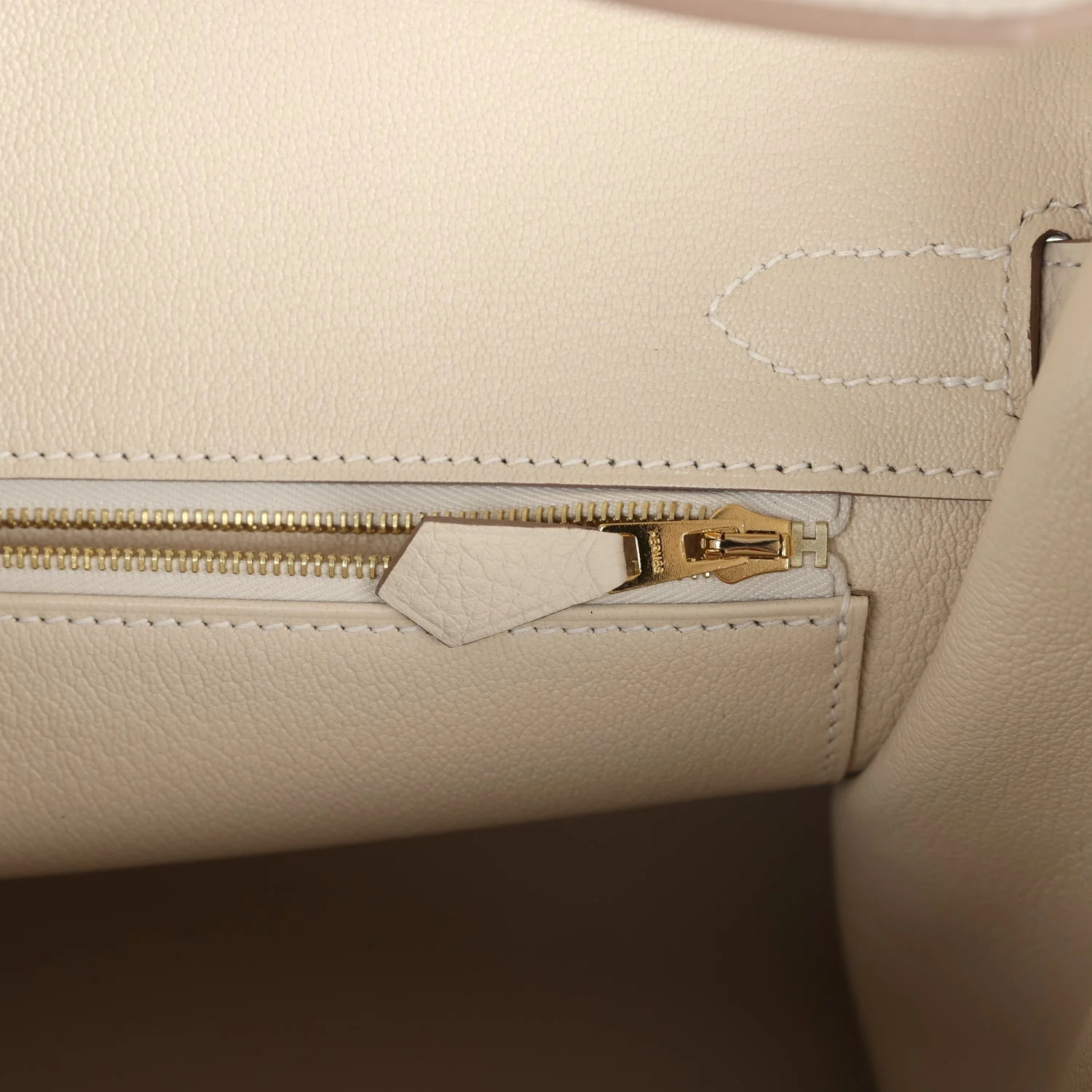 Hermes Birkin 30 Craie Togo Gold Hardware