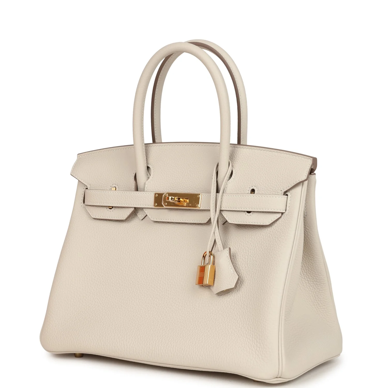 Hermes Birkin 30 Craie Togo Gold Hardware
