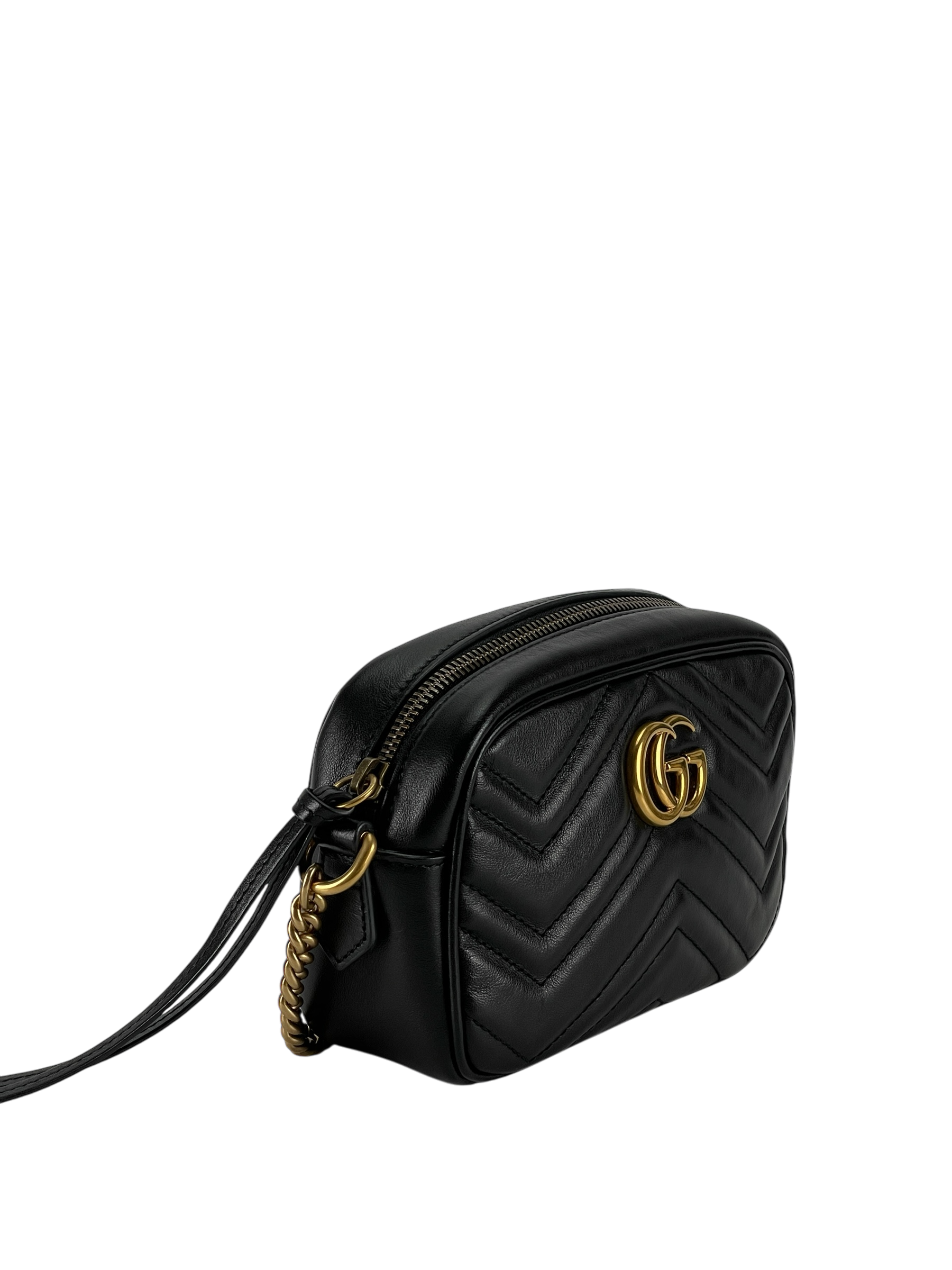 GUCCI - GG Marmont Shoulder Bag Matelasse Leather Mini