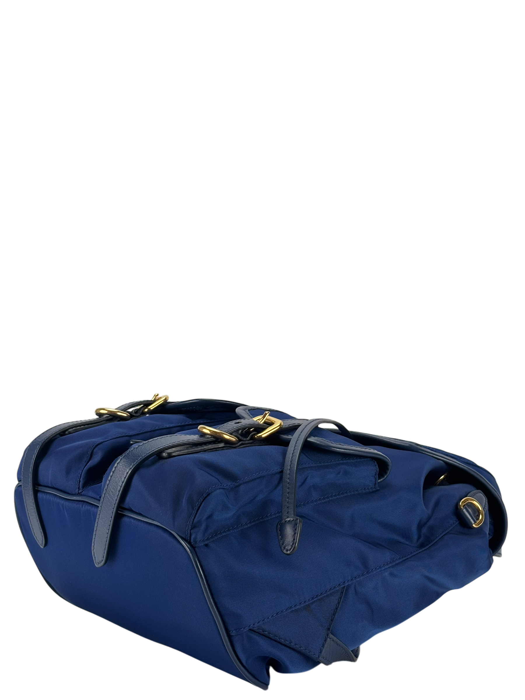 PRADA - Blue Re-Nylon Backbag Small