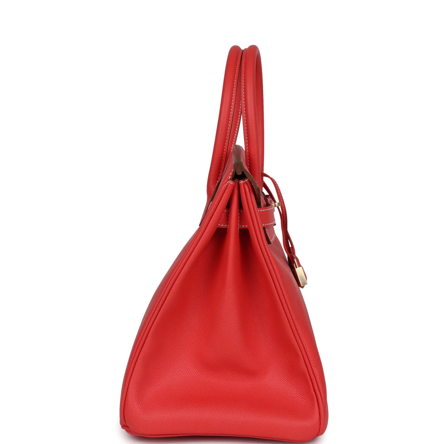 Pre-owned Hermes Birkin 35 Rose Jaipur Candy Epsom Permabrass Hardware