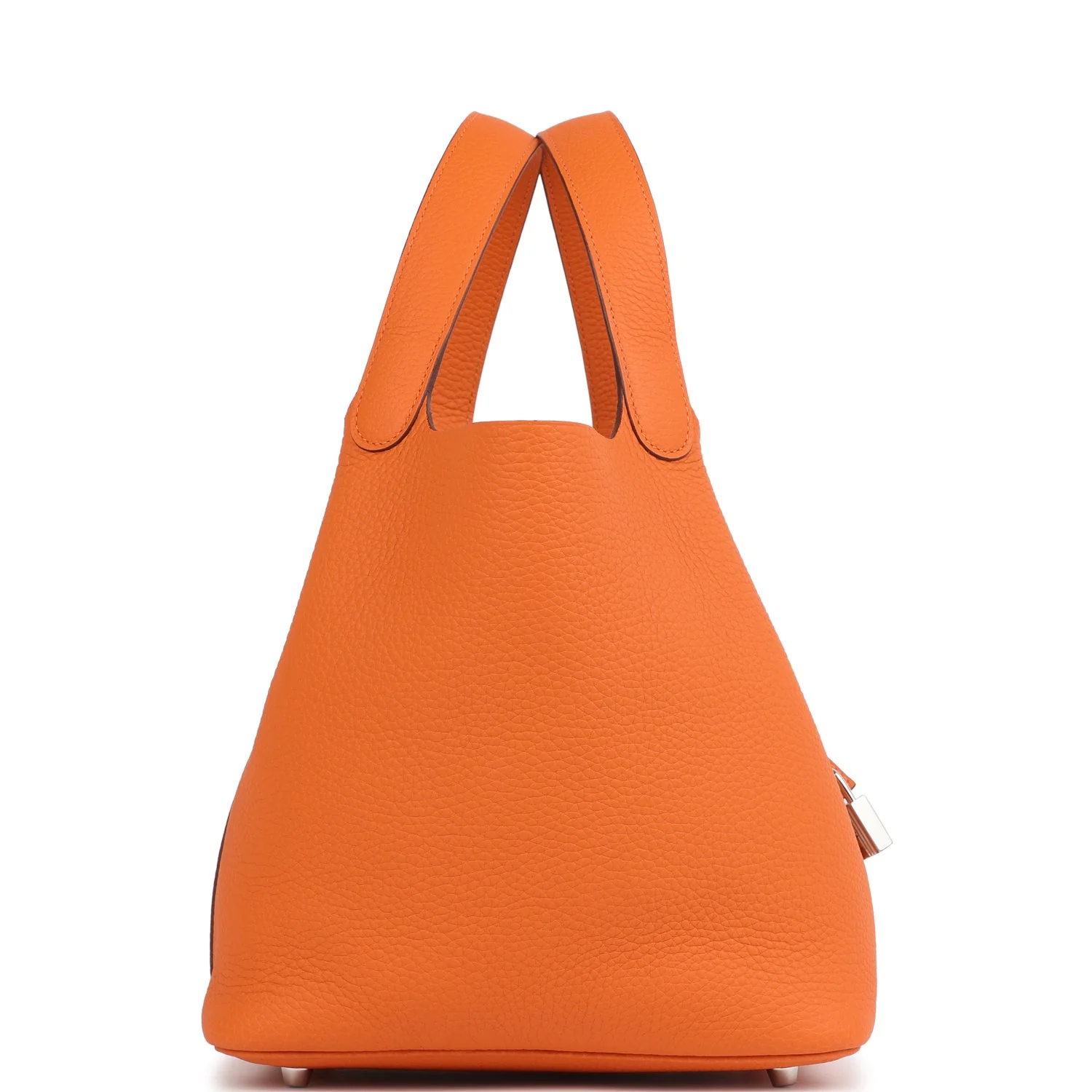 Hermes Picotin Lock 22 Orange Clemence Palladium Hardware