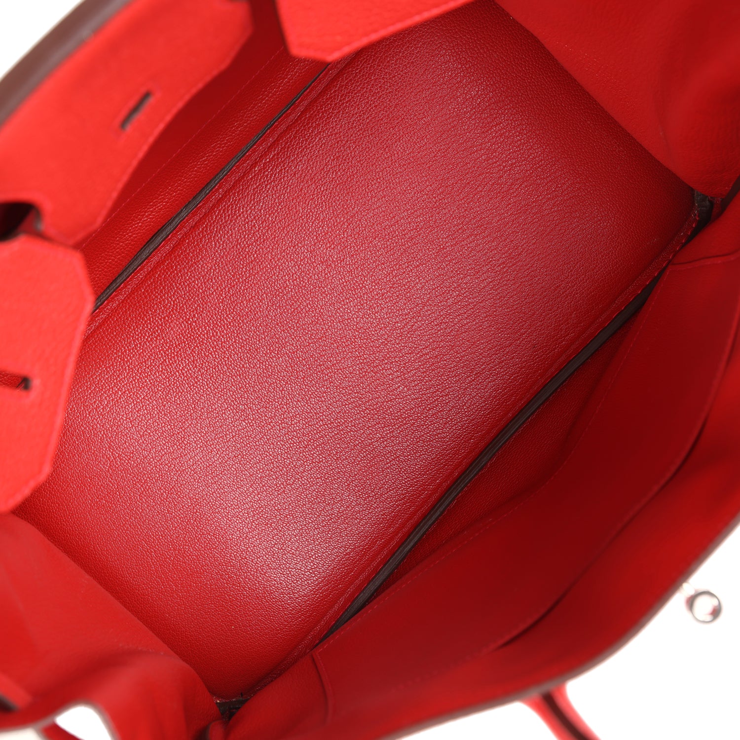 Pre-owned Hermes Birkin 35 Geranium Togo Palladium Hardware