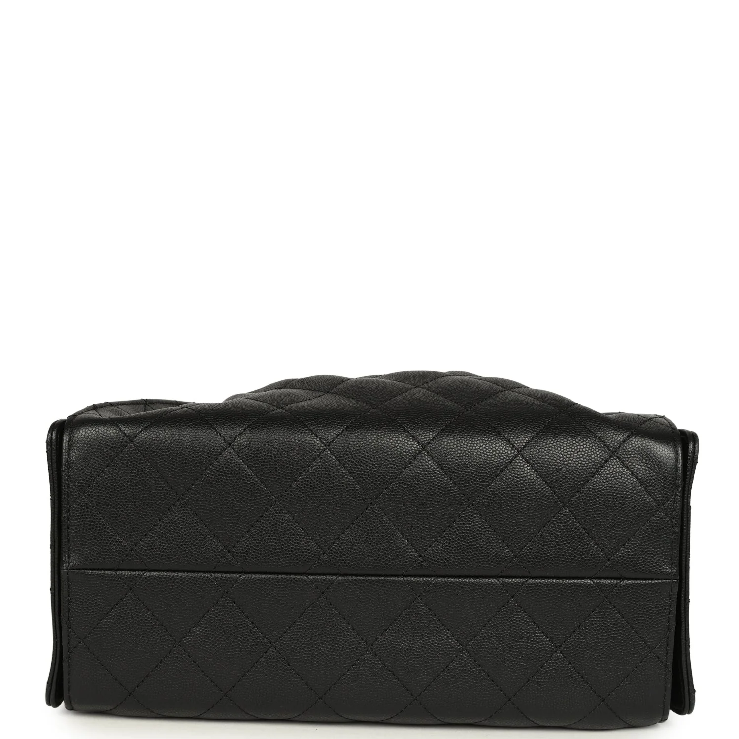 Pre-owned Chanel Small 25 Hobo Bag Black Caviar Antique Gold Hardware