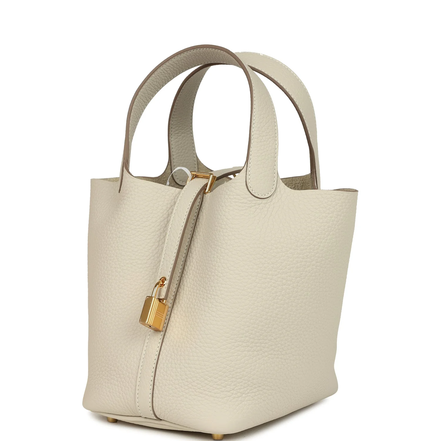 Hermes Picotin Lock 18 Craie Clemence Gold Hardware