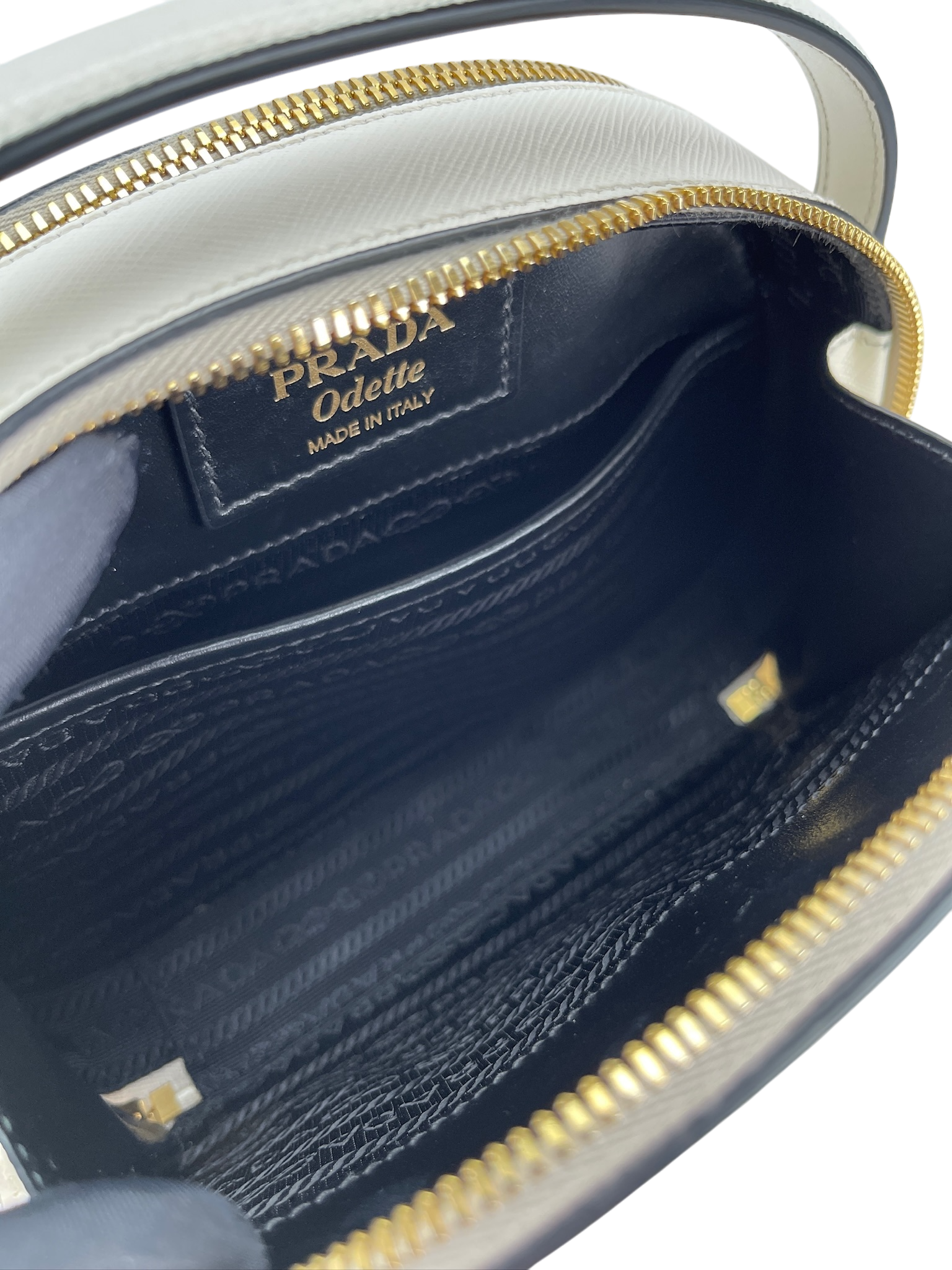 PRADA - Odette Crossbody Bag White