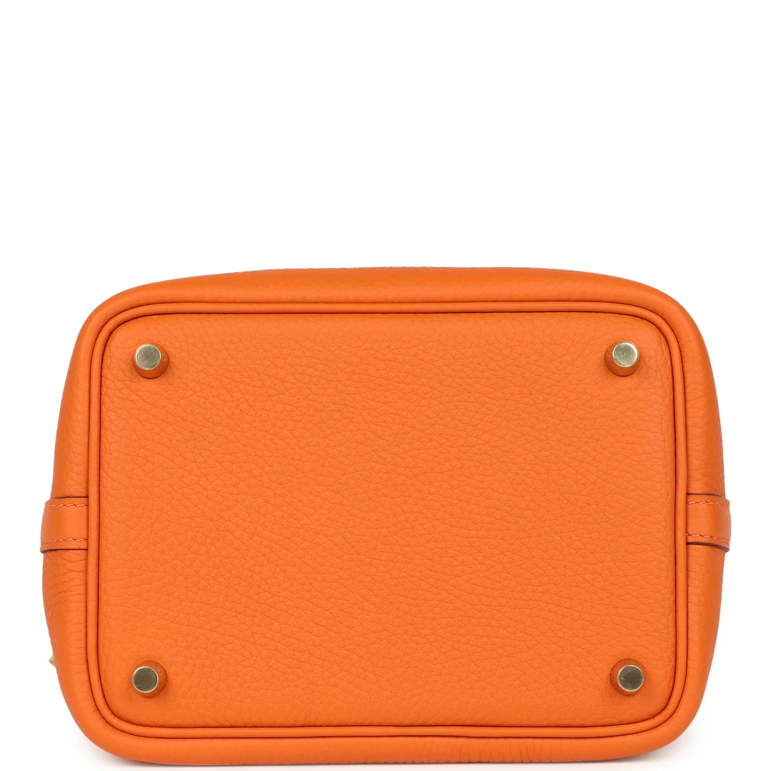 Hermes Picotin Lock 18 Orange Clemence Gold Hardware