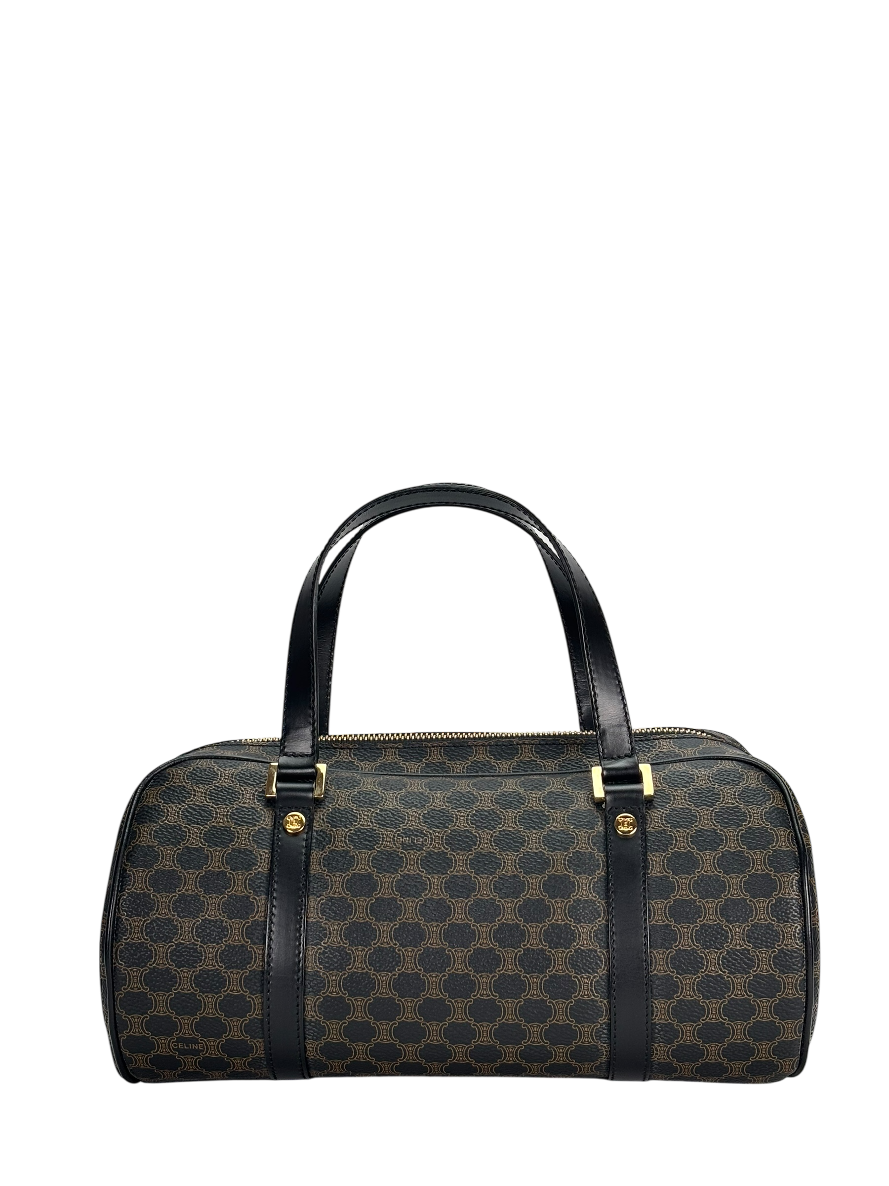 CELINE - Black Macadam Papillon Hand Bag