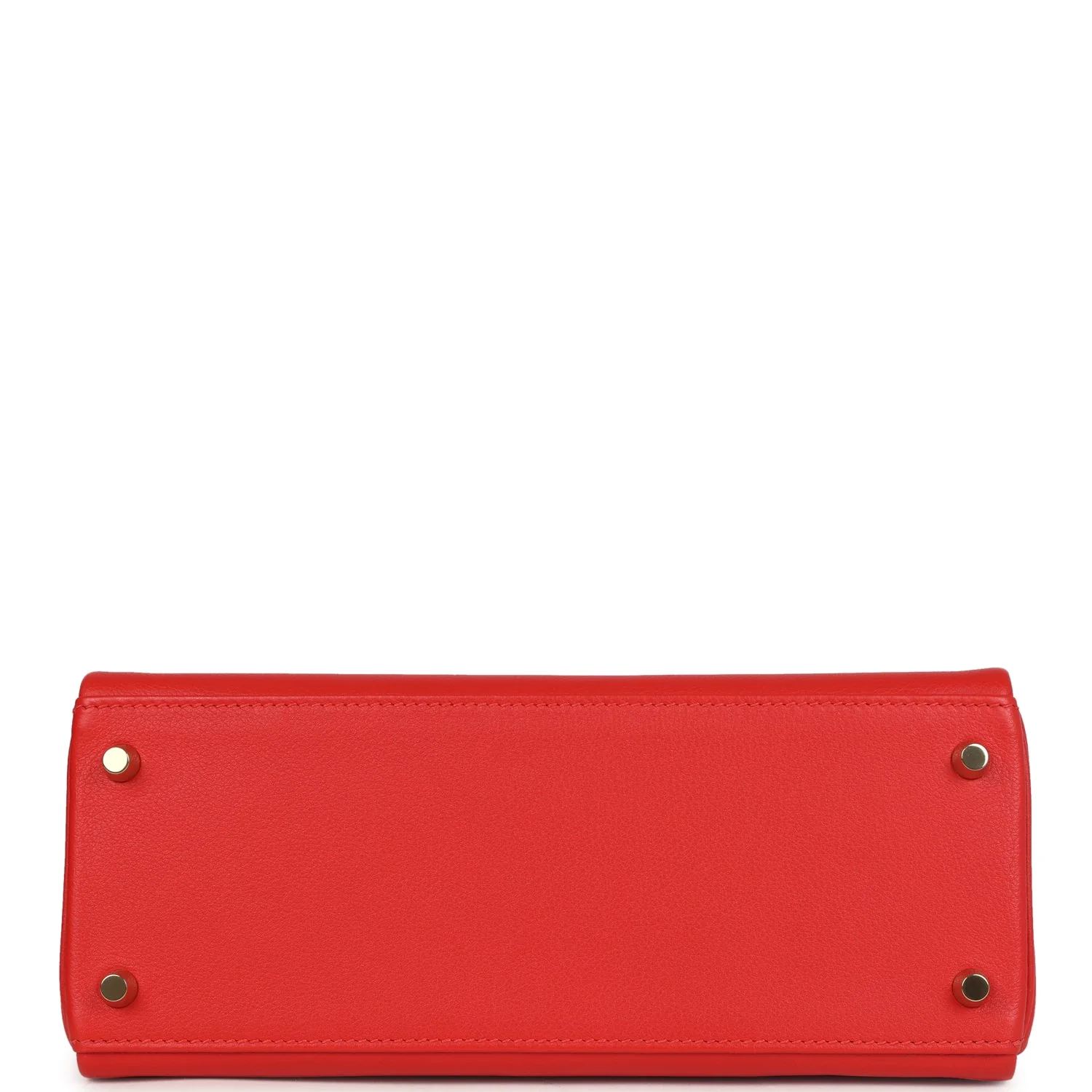 Pre-owned Hermes Kelly Retourne 28 Rouge Tomate Evercolor Gold Hardware