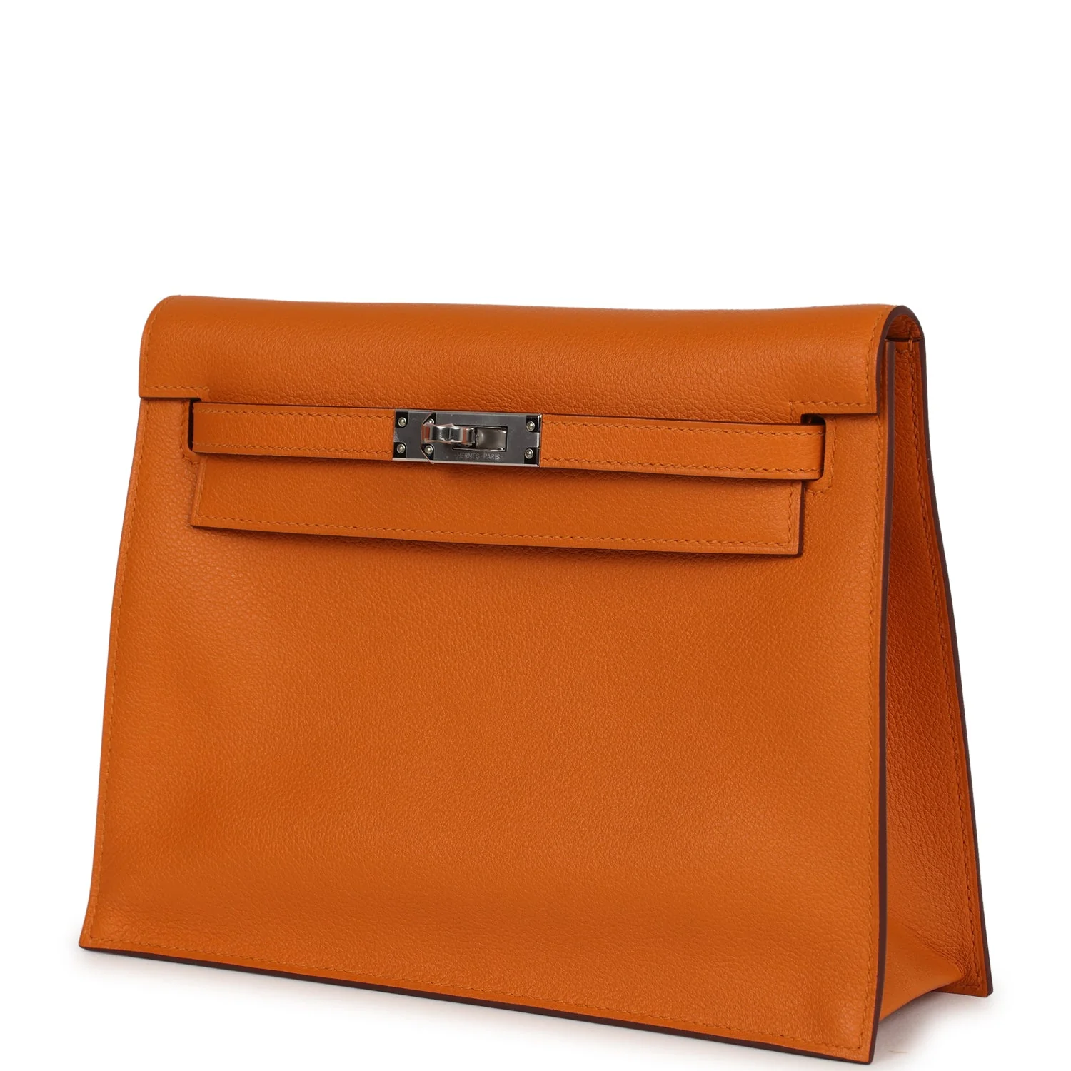 Hermes Kelly Danse Abricot Verso Evercolor Palladium Hardware