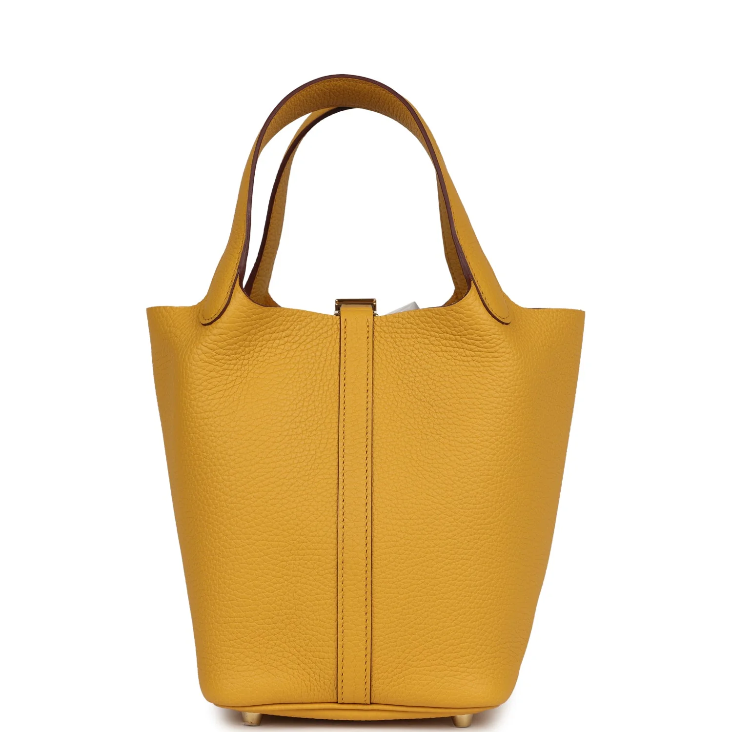 Hermes Picotin Lock 18 Jaune Ambre Clemence Gold Hardware