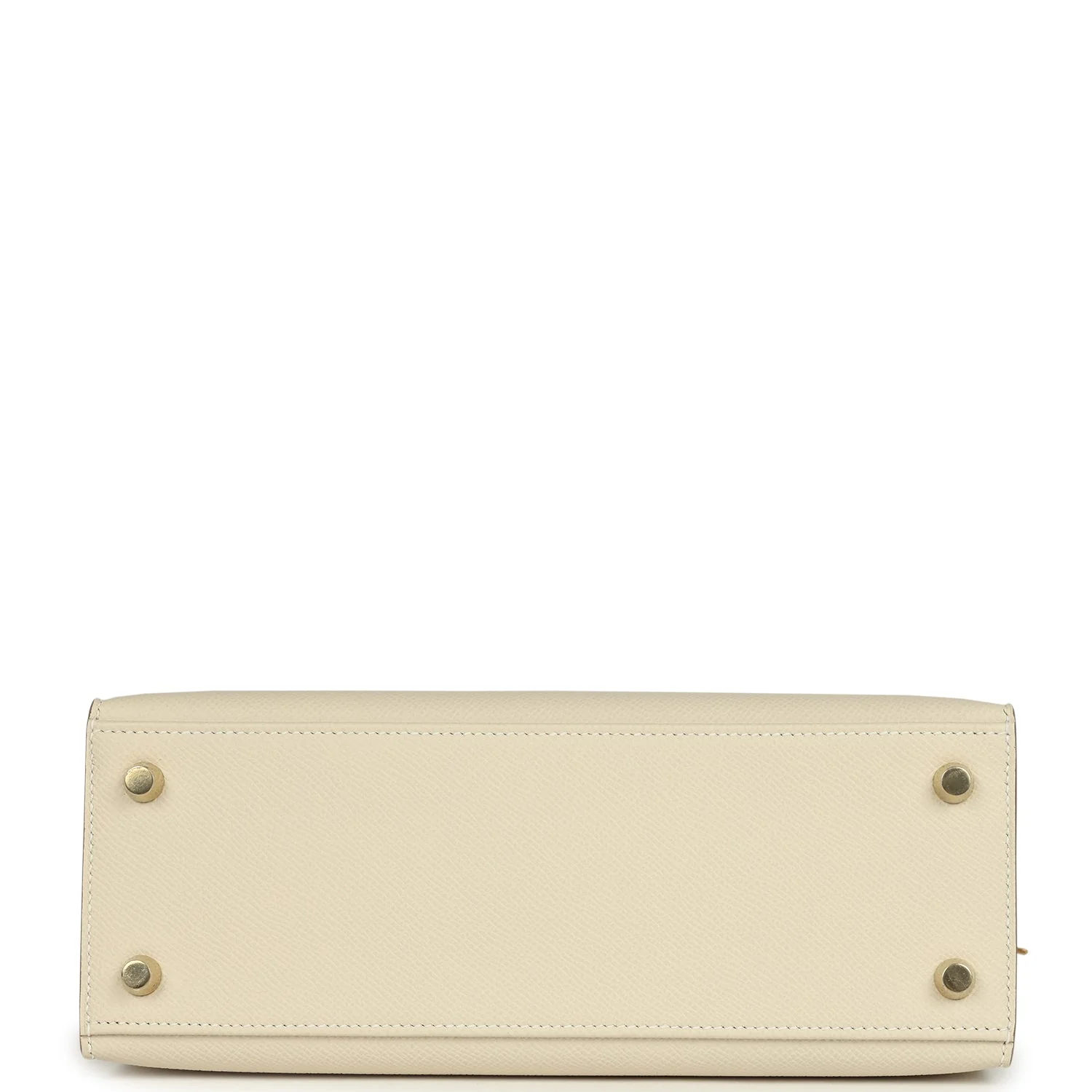 Hermes Kelly Sellier 25 Craie Epsom Gold Hardware