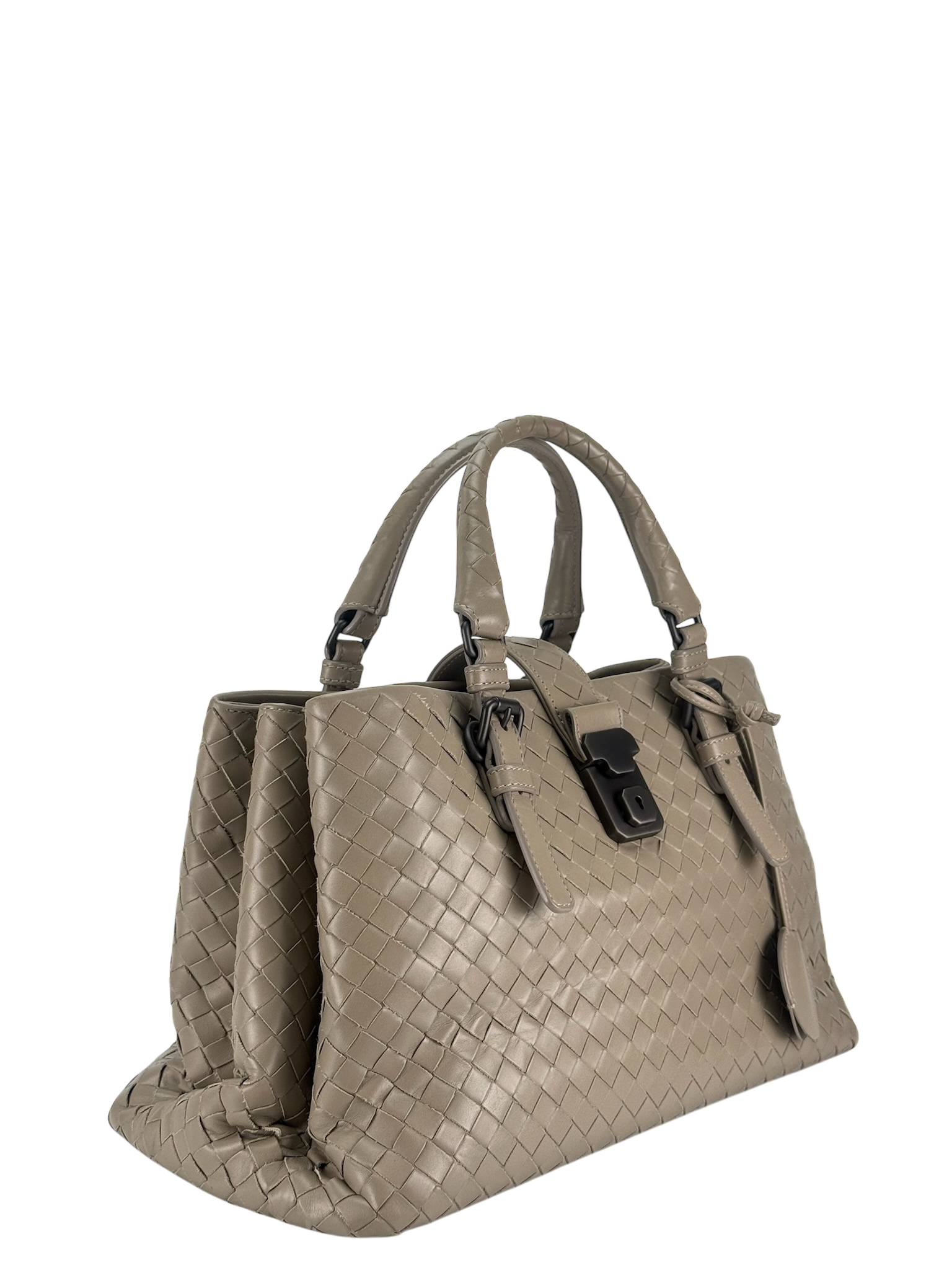 BOTTEGA VENETA - Grey Light Calf Veneta Bag