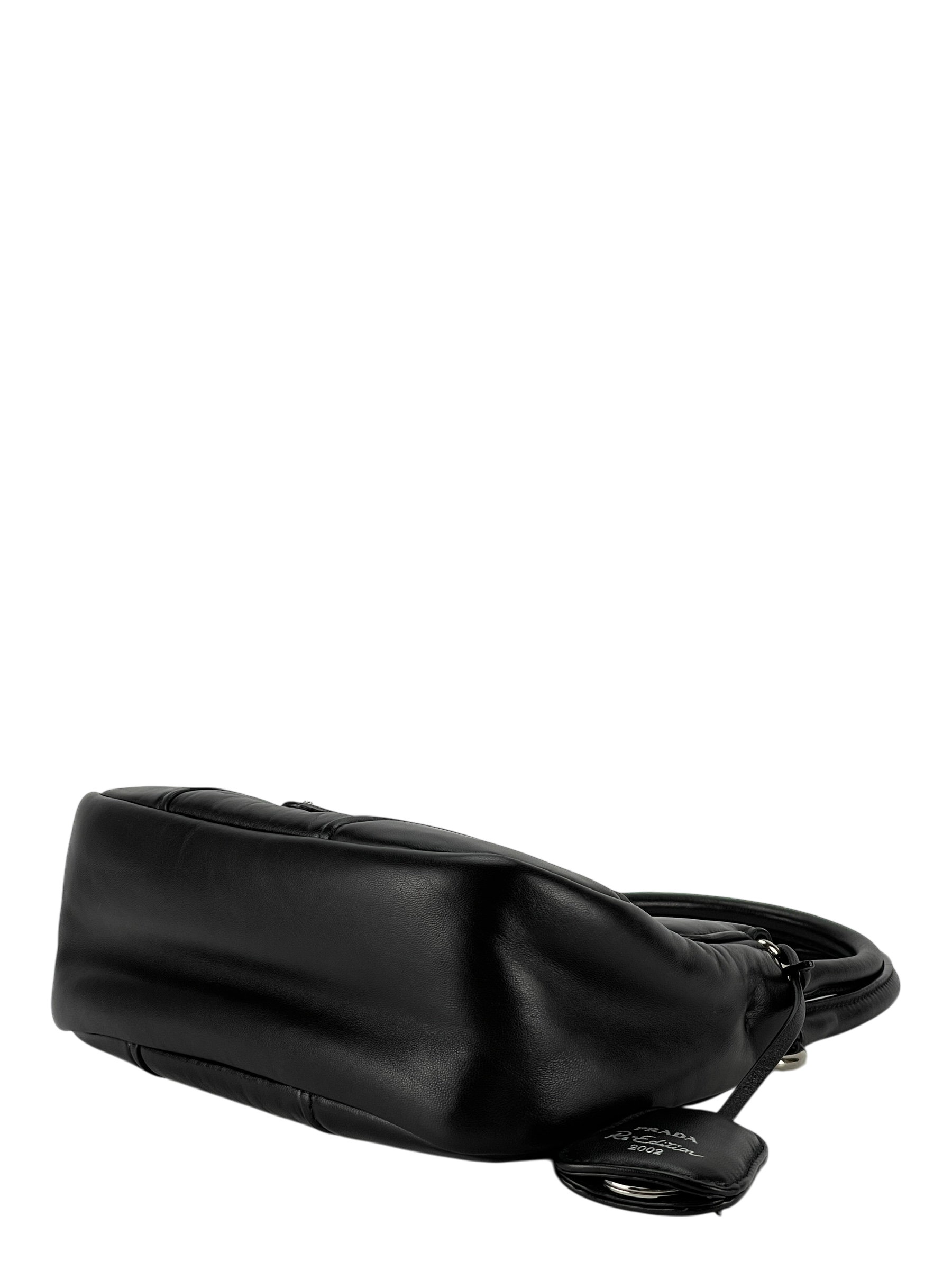 PRADA - Moon Padded Leather Nappa Handbag