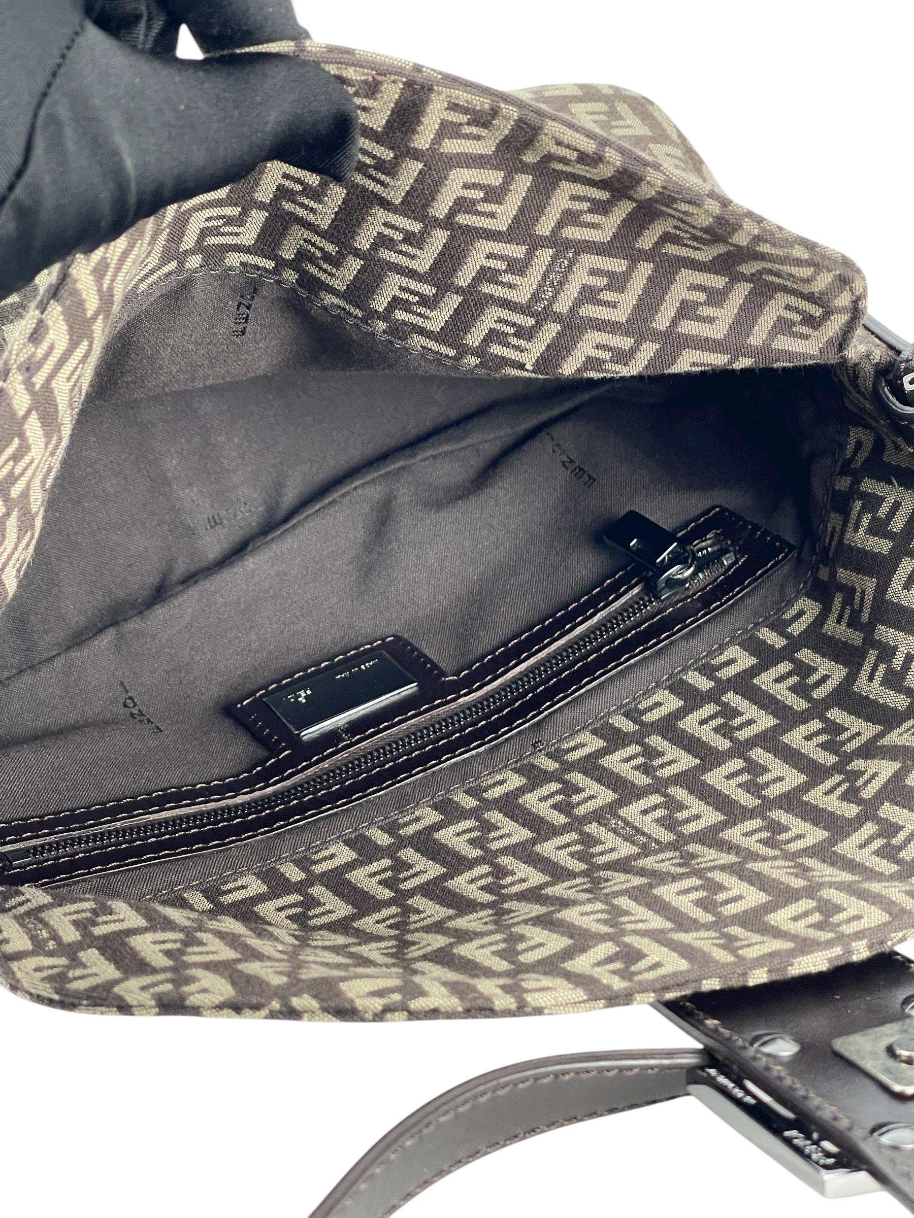 FENDI - Beige Zucchino Mamma Baguette Hand Bag