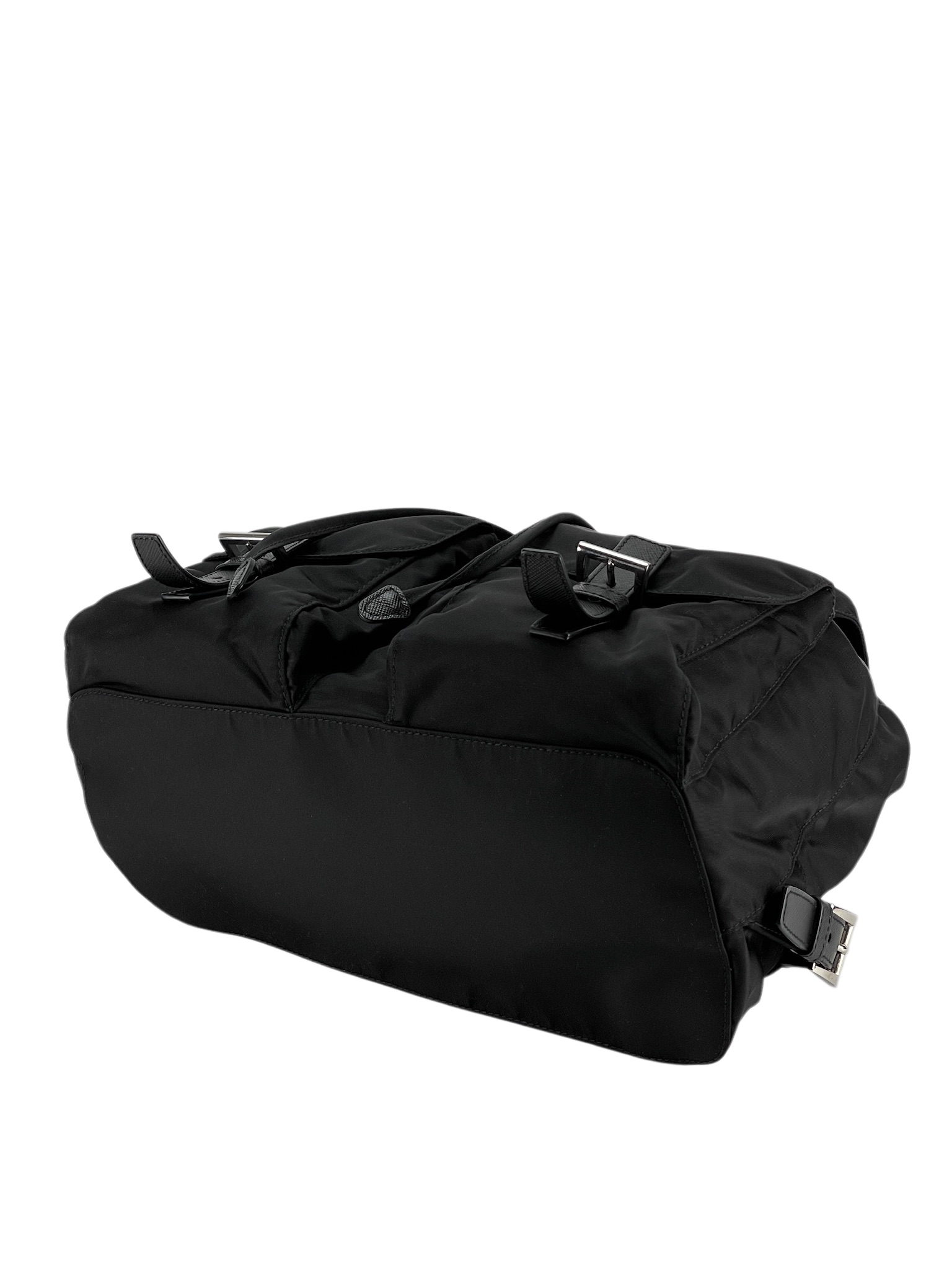 PRADA - Black Re-Nylon Backbag Medium