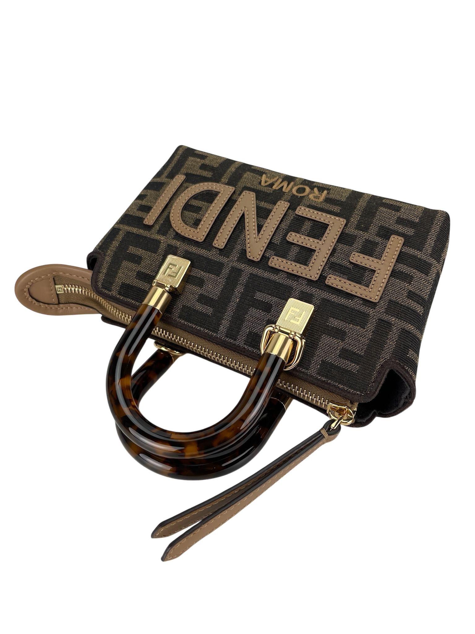 FENDI - Zucca Brown By the way 2way Boston Bag Mini