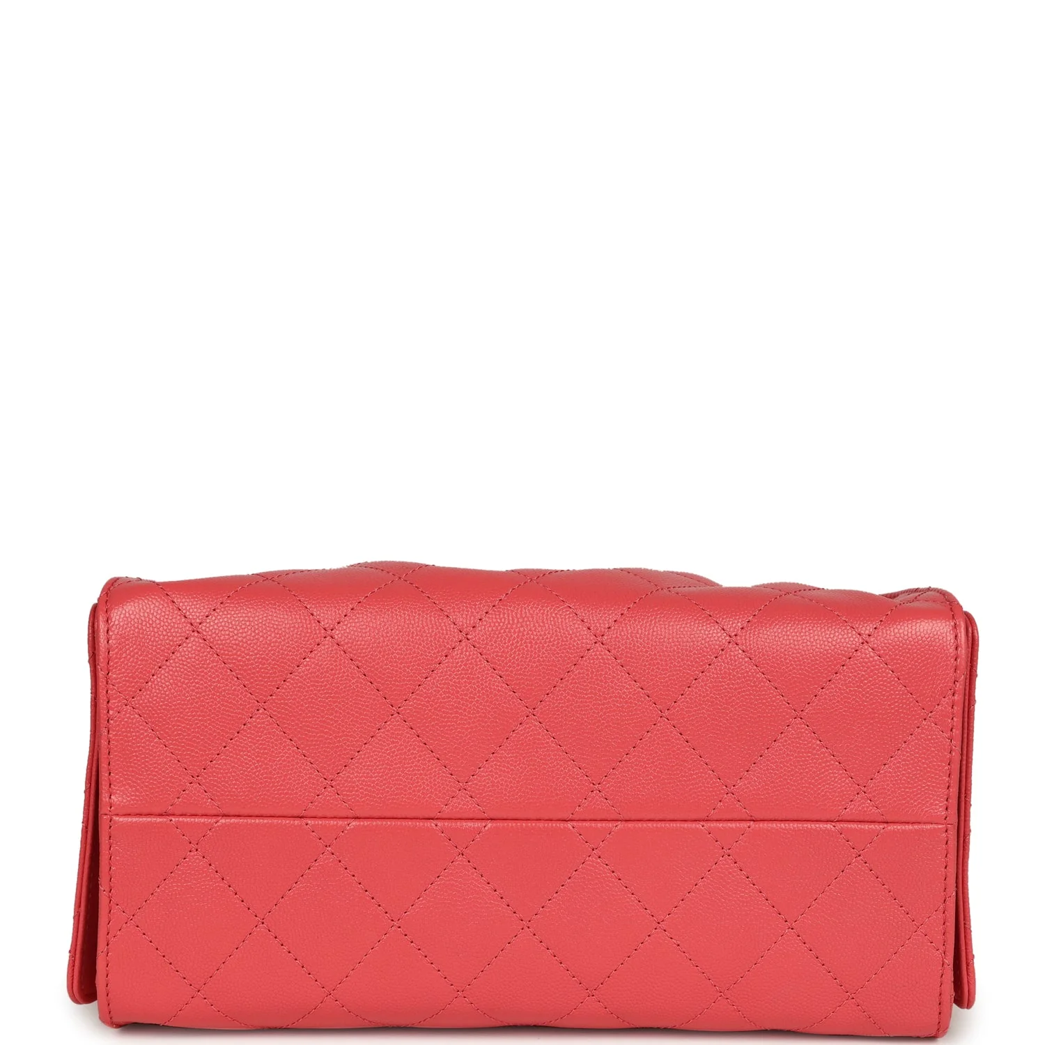 Chanel Small 25 Hobo Bag Coral Pink Caviar Antique Gold Hardware