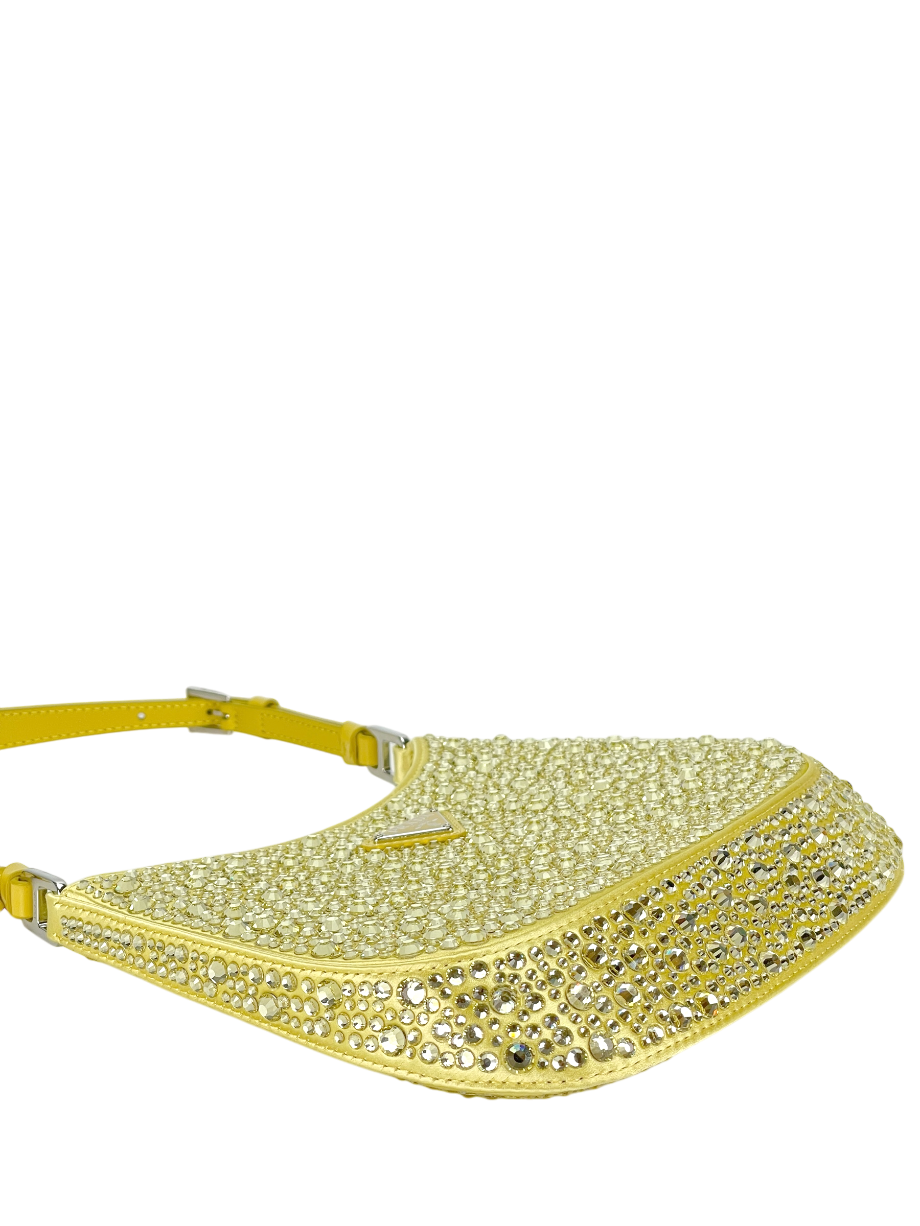 PRADA - Cleo Crystal-Embellished Shoulder Bag