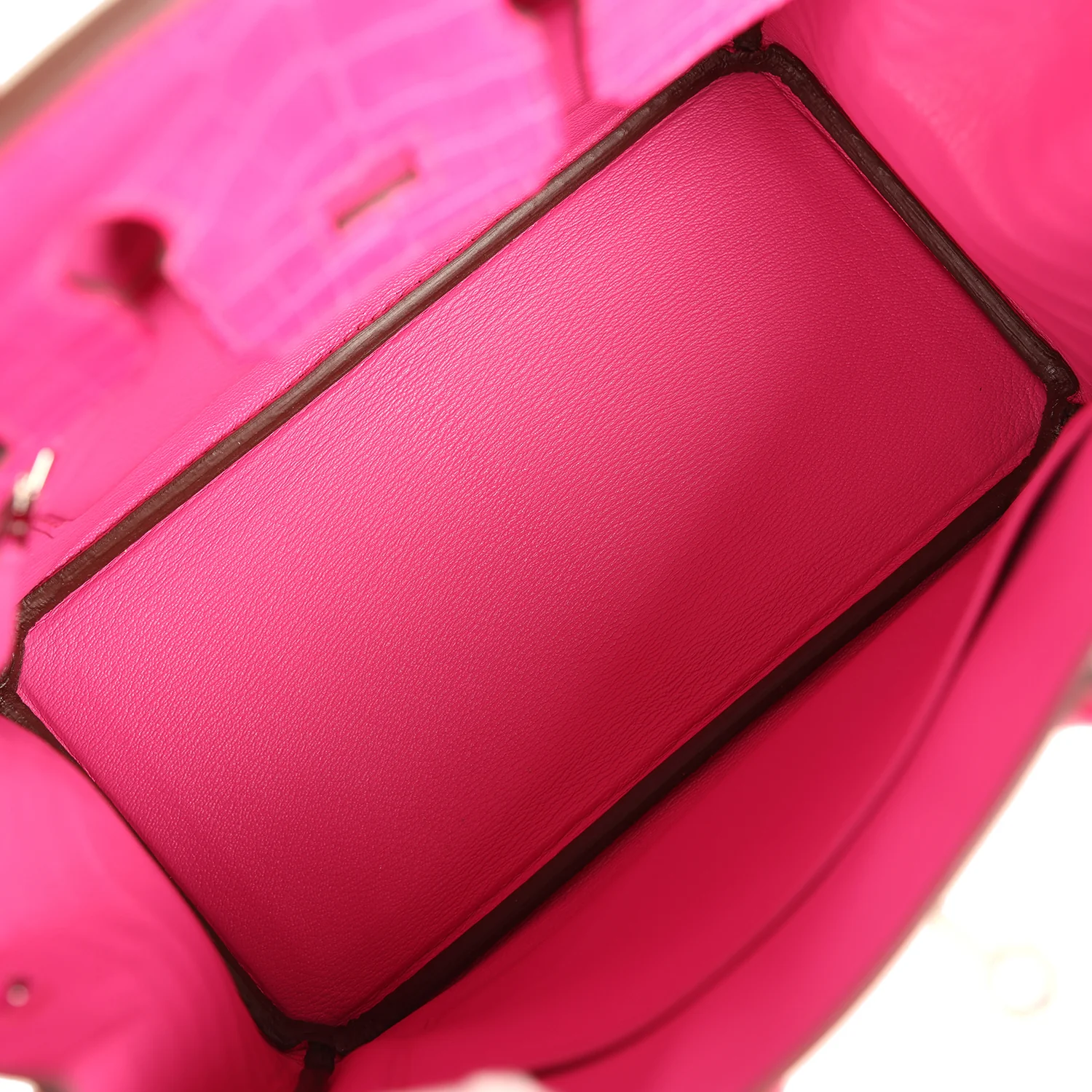 Hermes Birkin 25 Rose Shocking Matte Niloticus Crocodile Palladium Hardware