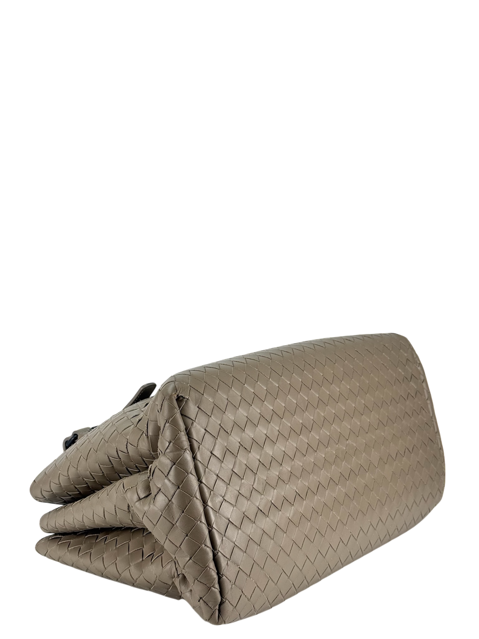 BOTTEGA VENETA - Grey Light Calf Veneta Bag