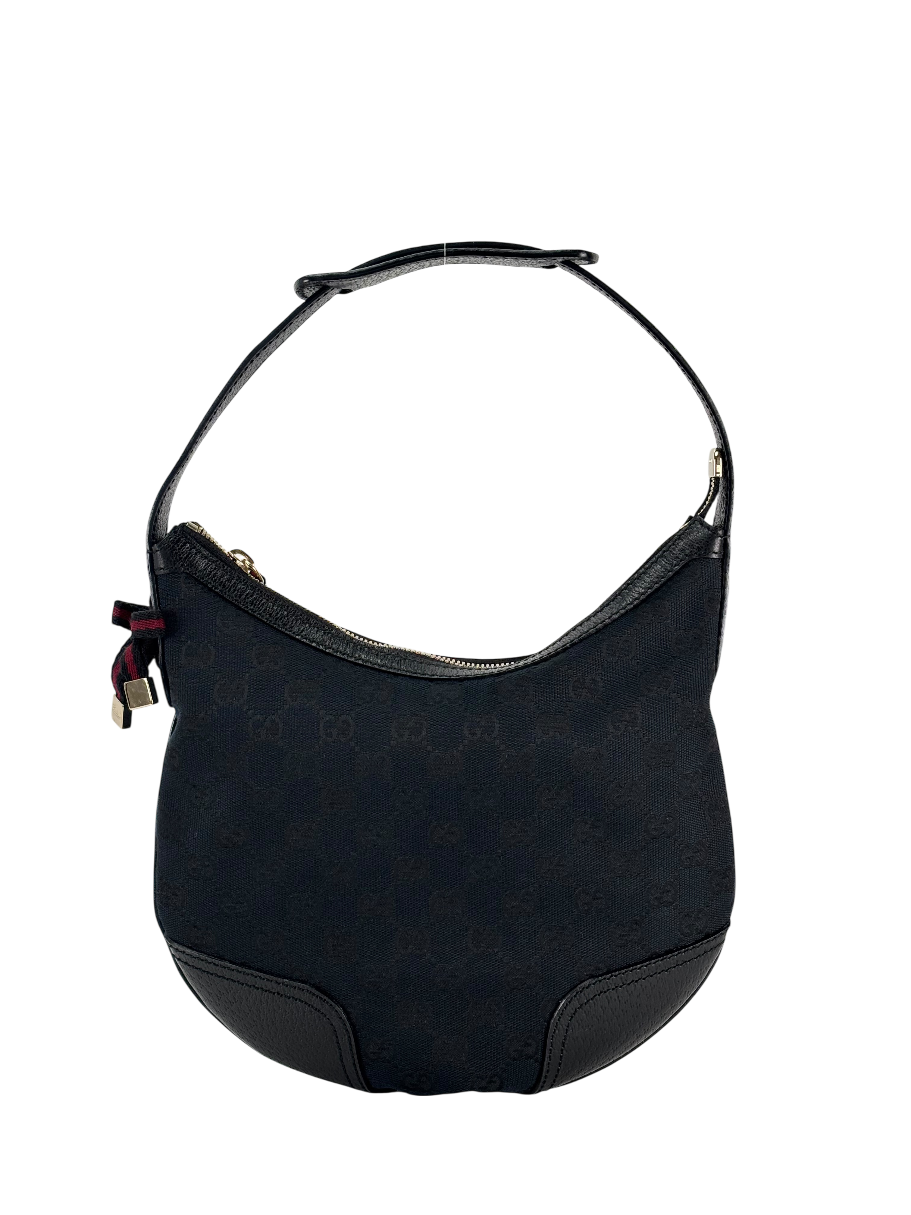 GUCCI - Black Princy Hobo GG Canvas Shoulder bag