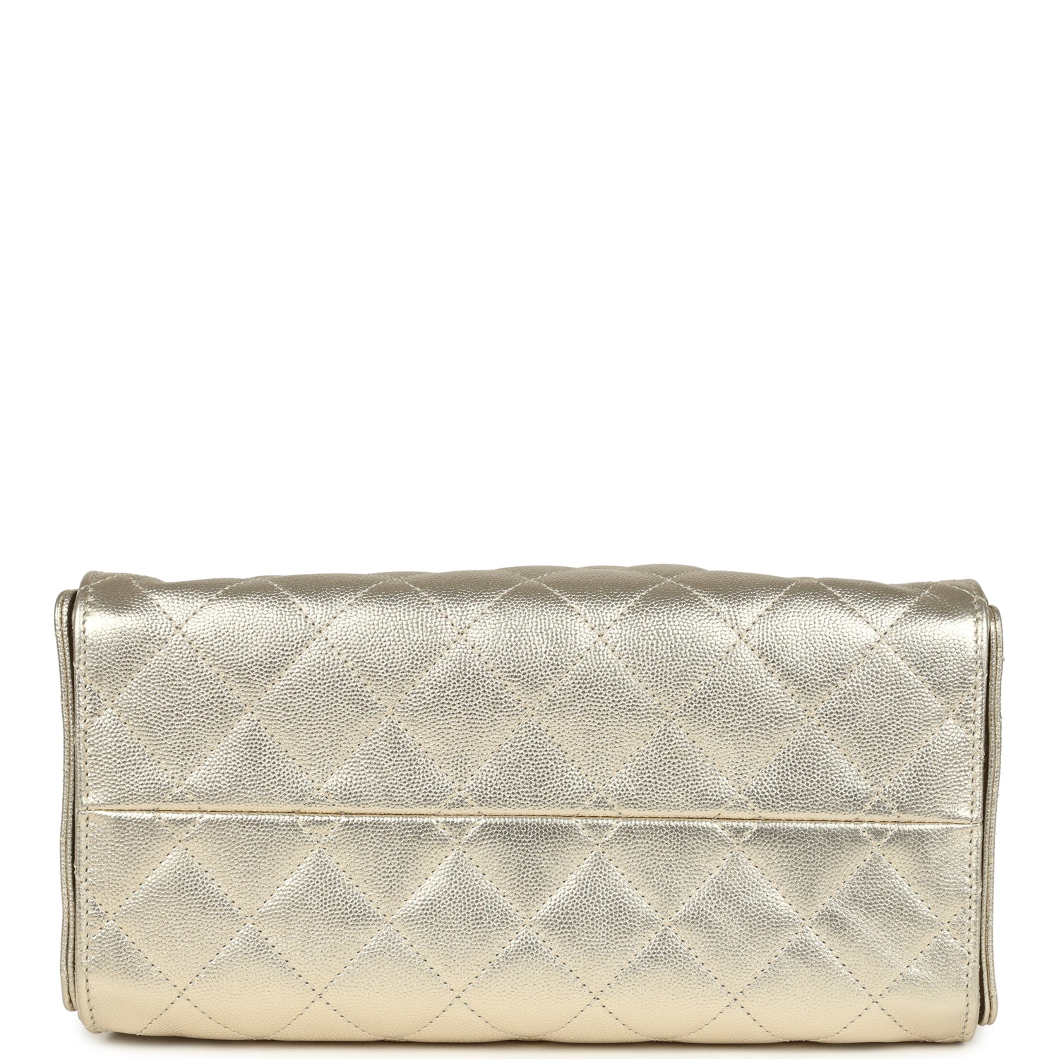 Chanel Small 25 Hobo Bag Metallic Gold Caviar Light Gold Hardware