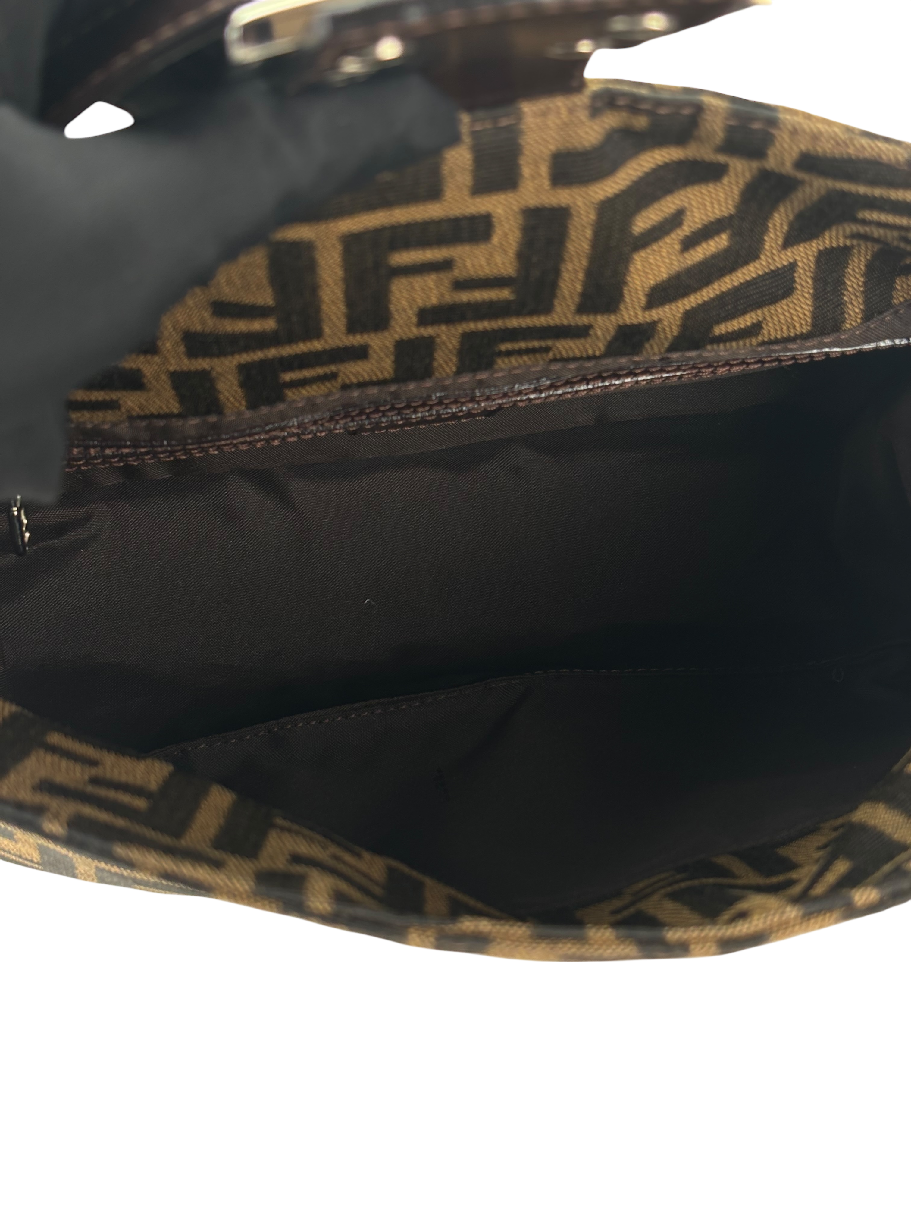 FENDI - Zucca Canvas Baguette Shoulder Bag