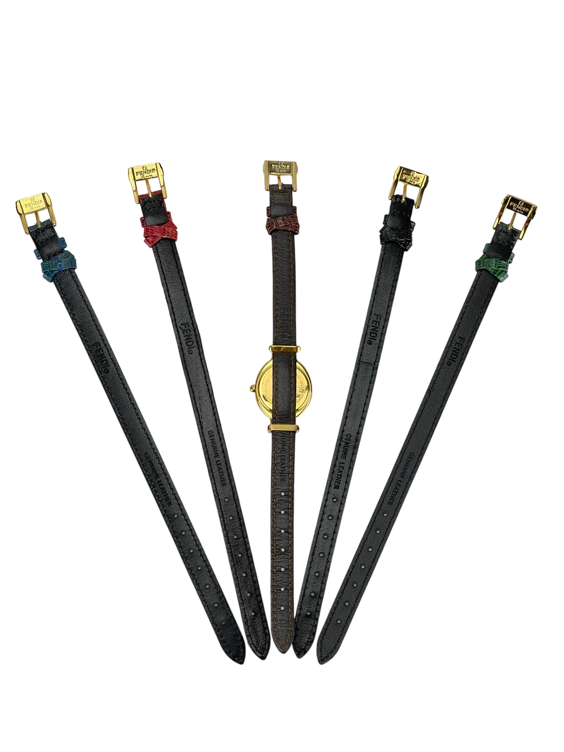 FENDI - Chameleon Interchangeable Strap Watch ( 5 Color )