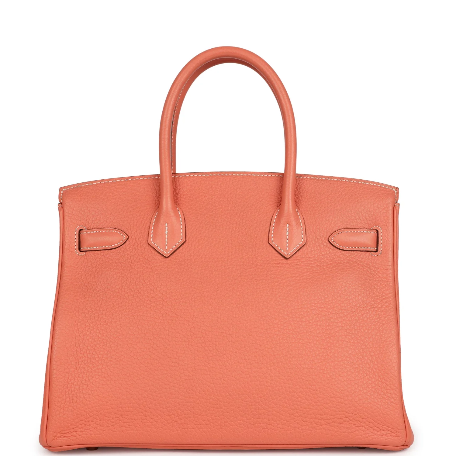 Pre-owned Hermes Birkin 30 Crevette Clemence Gold Hardware