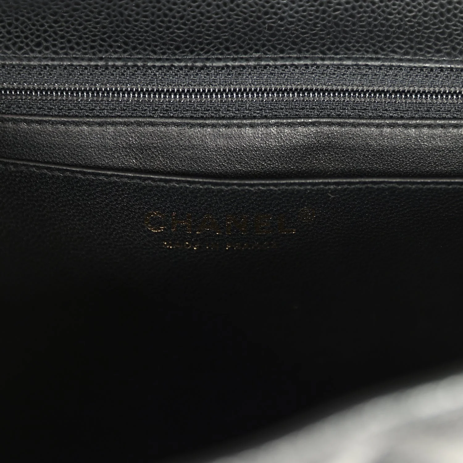 Chanel Jumbo Classic Single Flap Bag Black Caviar Gold Hardware