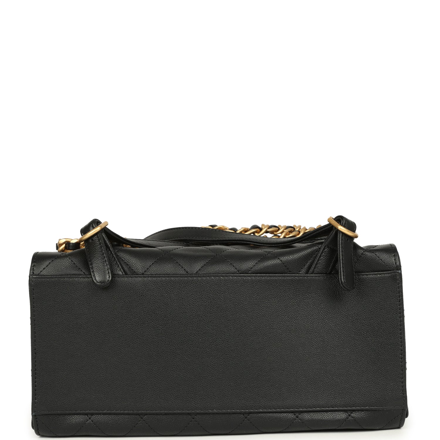 Chanel Large 25 Backpack Black Caviar Antique Gold Hardware