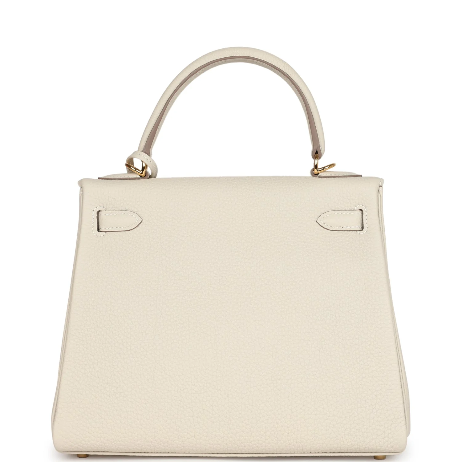 Hermes Kelly Retourne 25 Craie Togo Gold Hardware