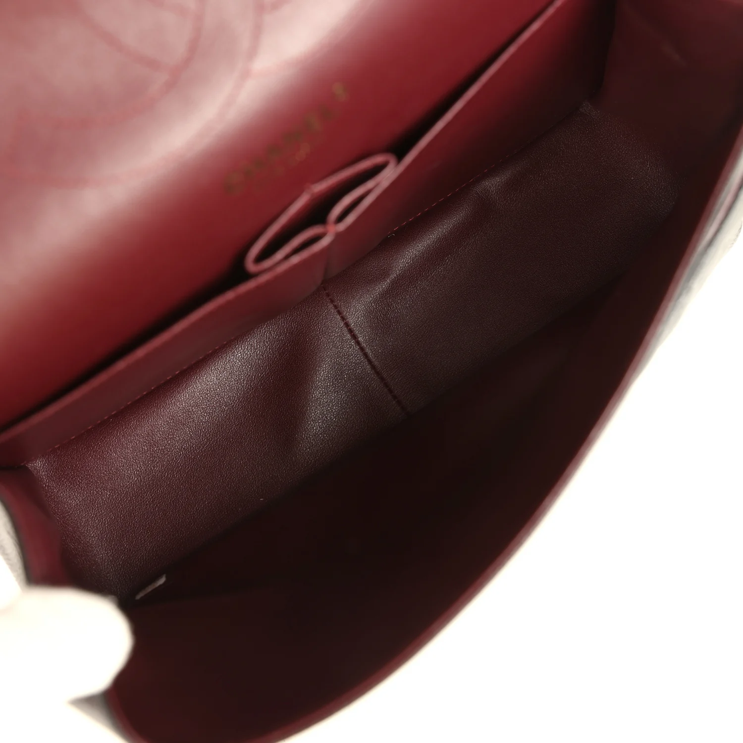 Pre-owned Chanel Jumbo Classic Double Flap Bag Black Caviar Gold Hardware