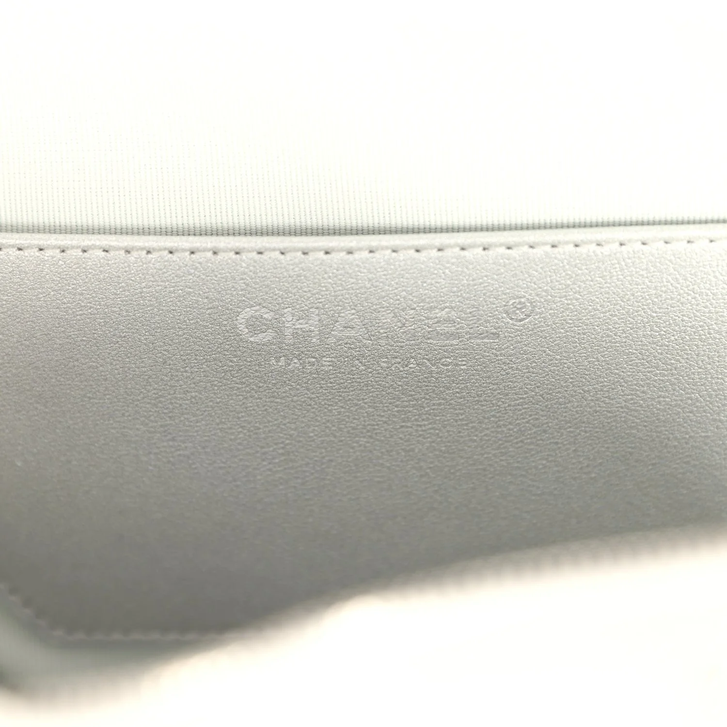 Chanel CC In Love Large Heart Bag with Chain Silver Metallic Lambskin Silver Hardware