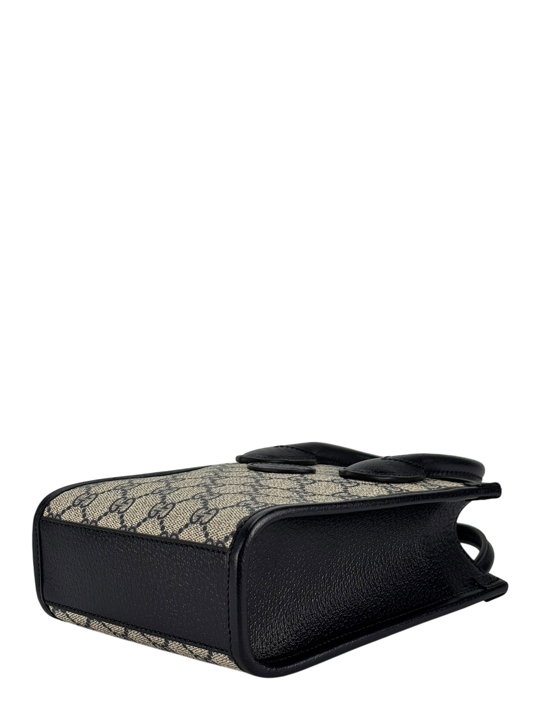 GUCCI - Mini GG Supreme Interlocking Tote Bag