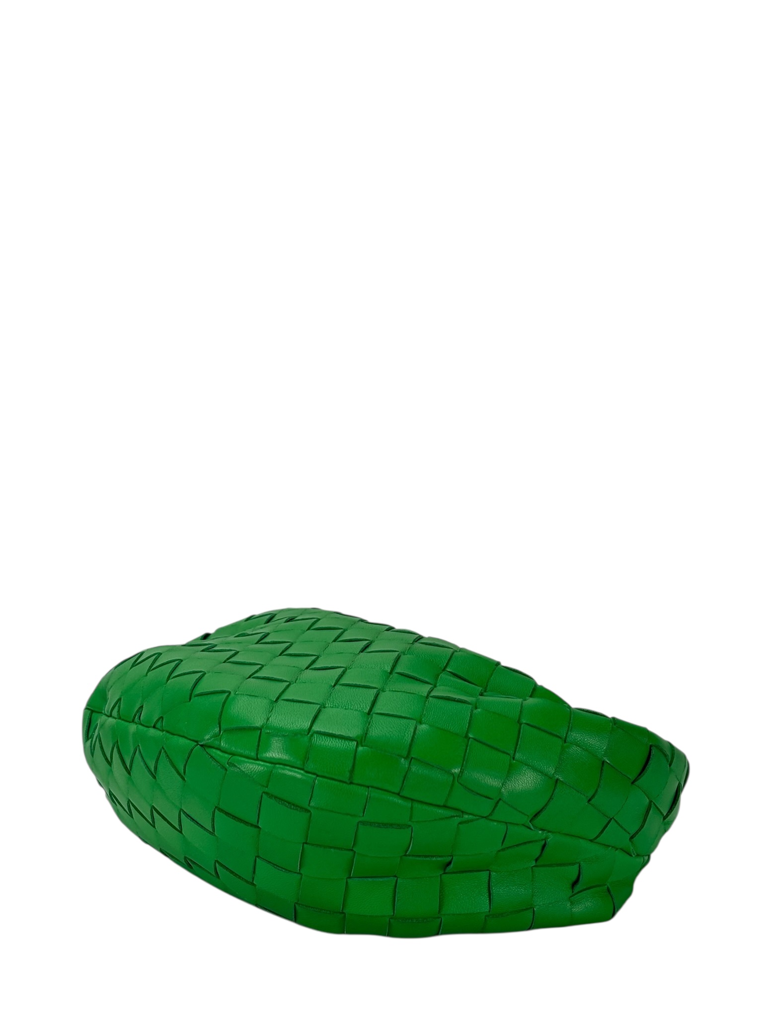 BOTTEGA VENETA - Green Leather Nappa Intrecciato Mini Jodie Handbag