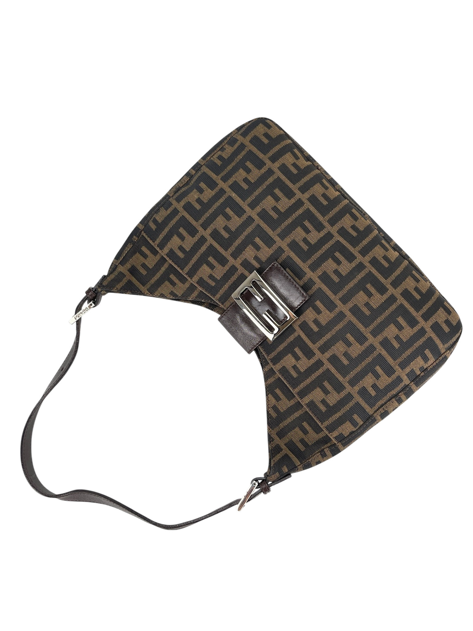 FENDI - Beige Zucca Mamma Handbag Gold Hardware